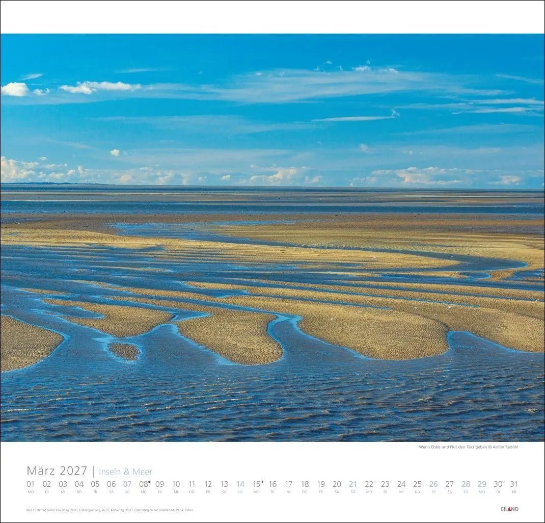 Bild: 9783964024190 | Inseln und Meer Edition Kalender 2027 | Eiland | Kalender | 13 S.