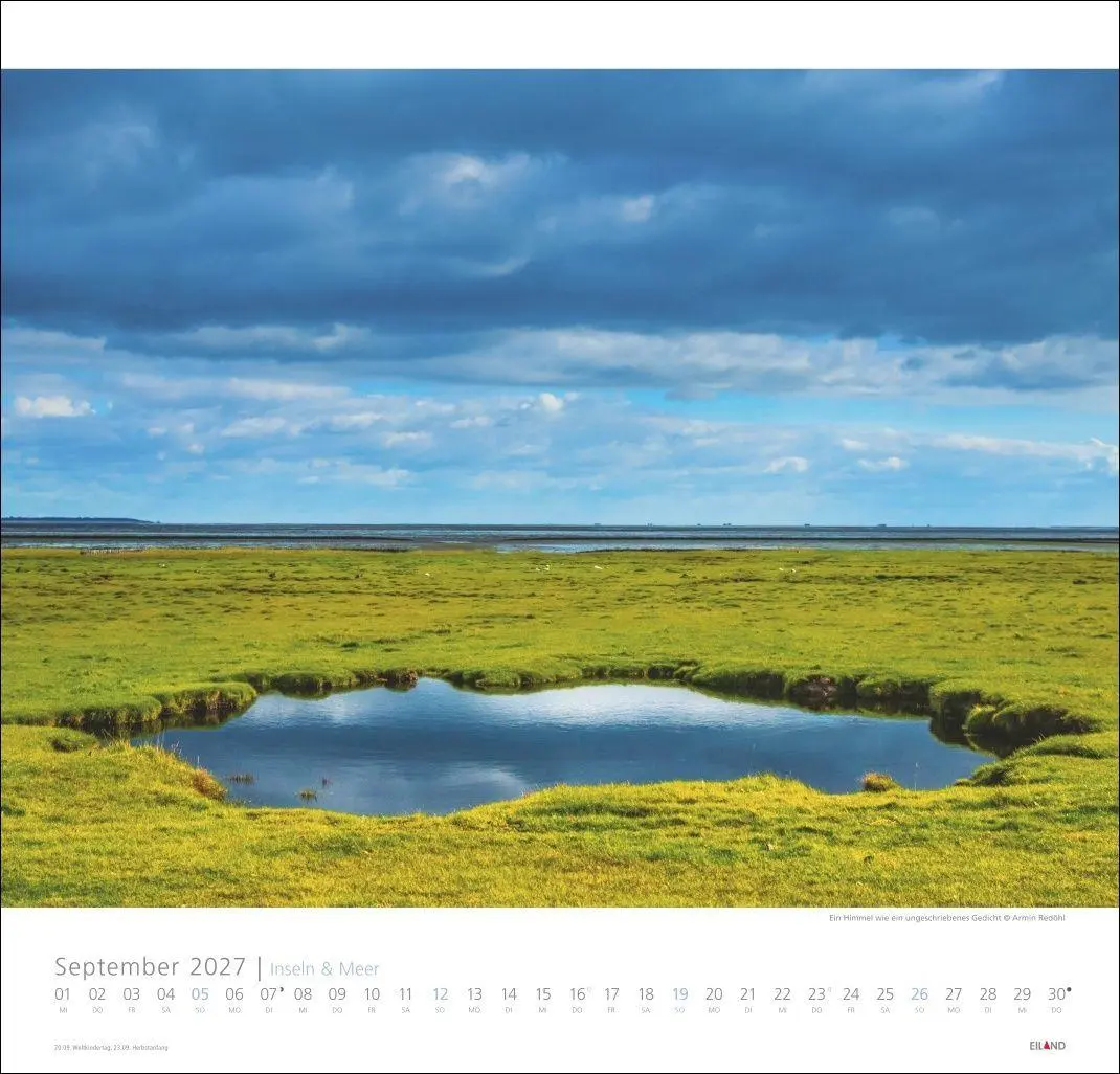 Bild: 9783964024190 | Inseln und Meer Edition Kalender 2027 | Eiland | Kalender | 13 S.