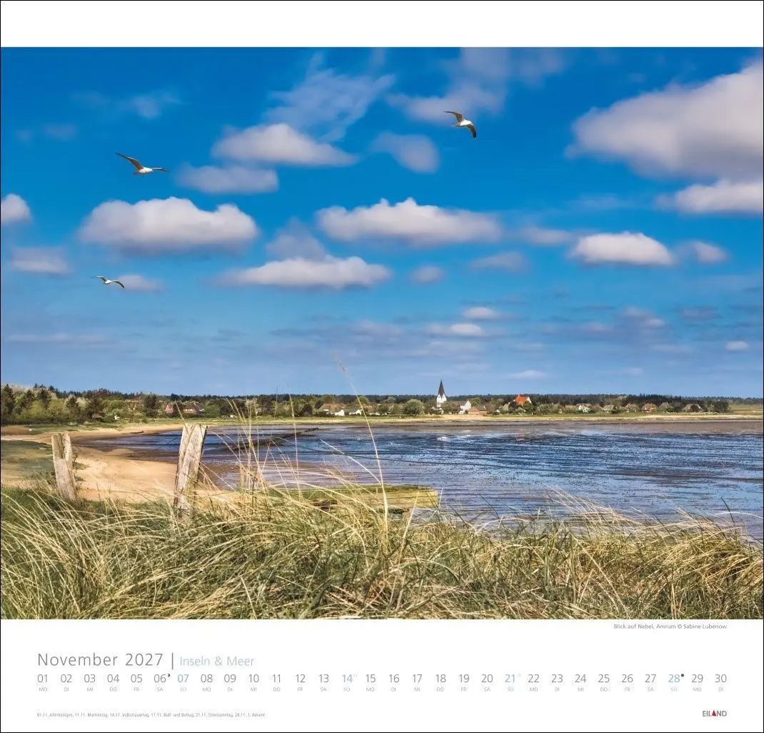 Bild: 9783964024190 | Inseln und Meer Edition Kalender 2027 | Eiland | Kalender | 13 S.