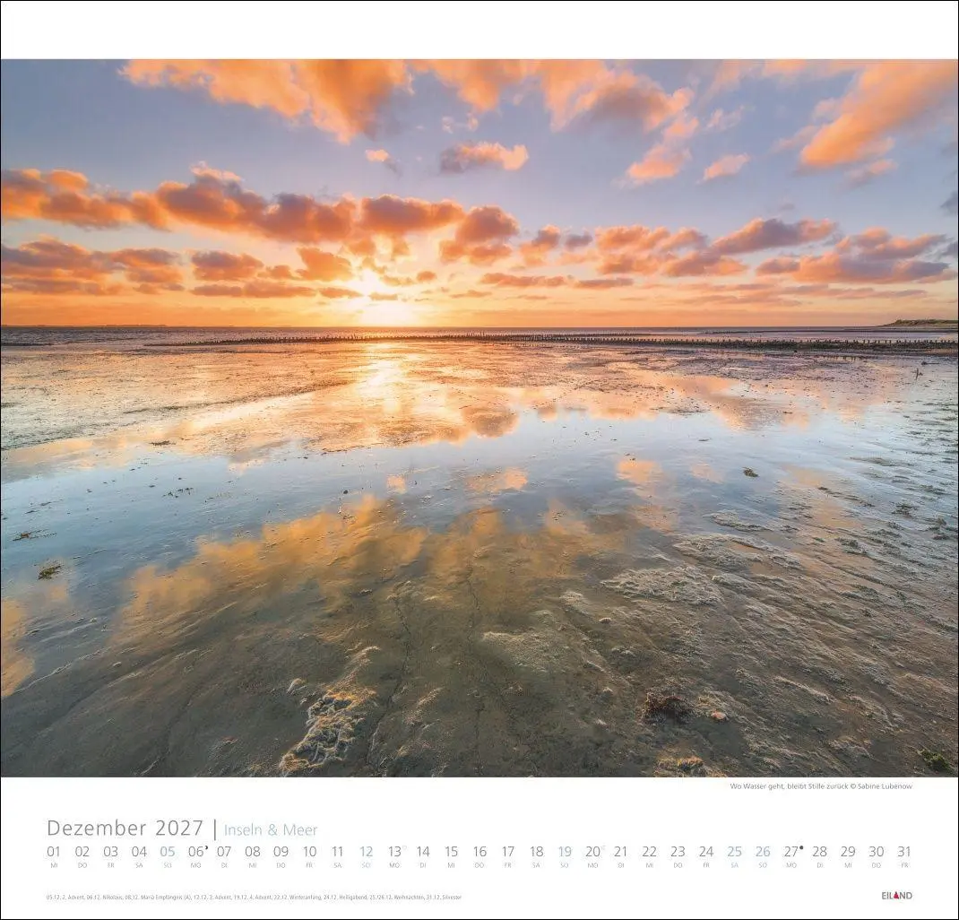 Bild: 9783964024190 | Inseln und Meer Edition Kalender 2027 | Eiland | Kalender | 13 S.