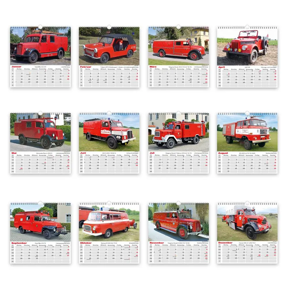 Bild: 9783988024190 | Trötsch Technikkalender Feuerwehren 2026 | KG | Kalender | XXIV | 2026