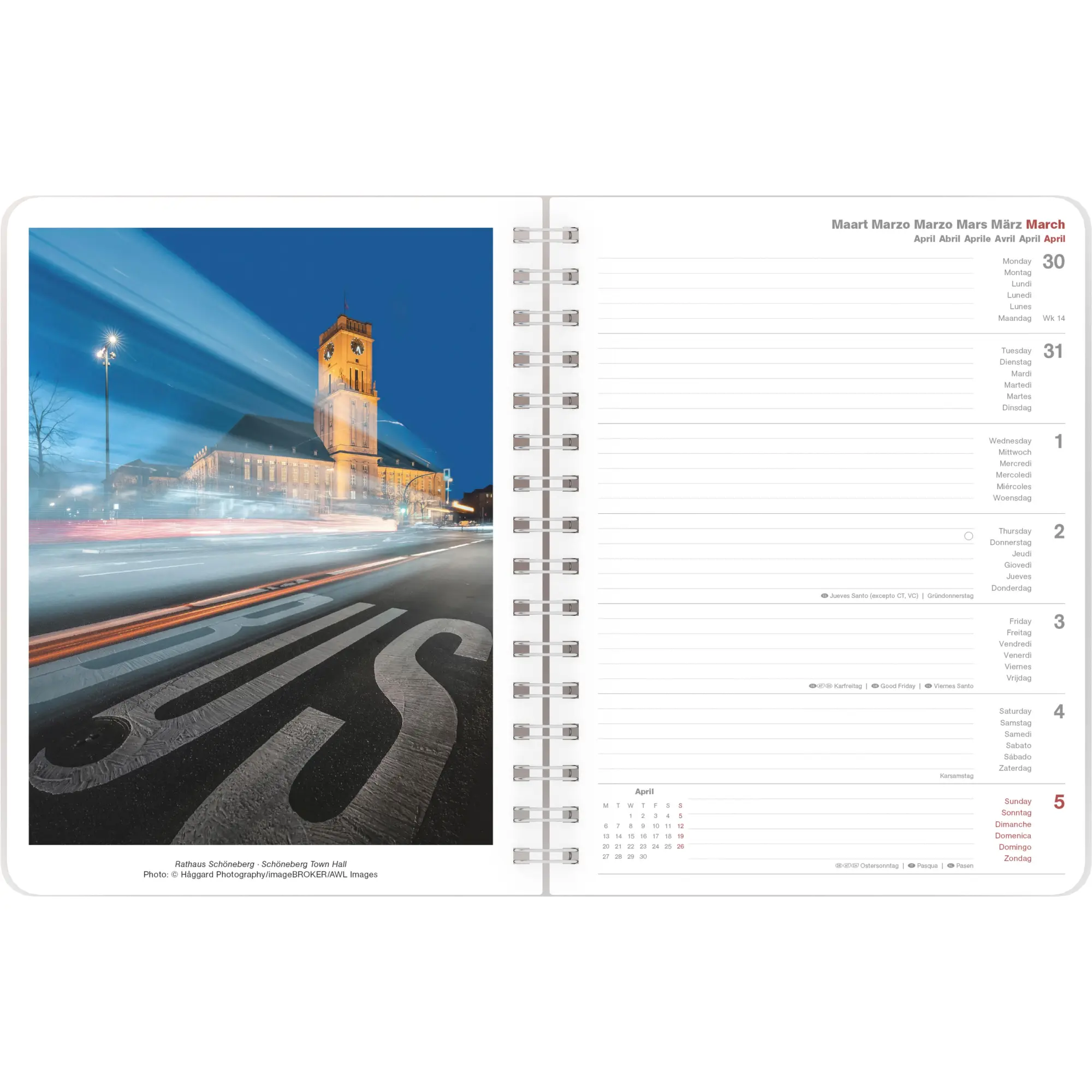 Bild: 4069095004290 | Berlin 2026 - Diary - Buchkalender - Taschenkalender - 16,5x21,6