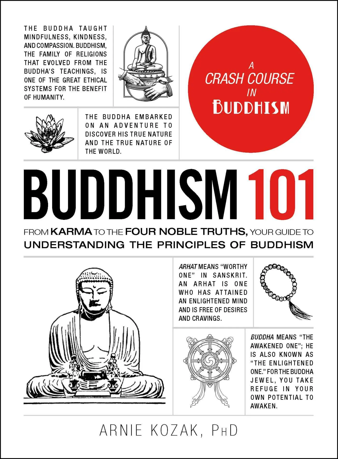 Cover: 9781507204290 | Buddhism 101 | Arnie Kozak | Buch | Adams 101 | Gebunden | Englisch