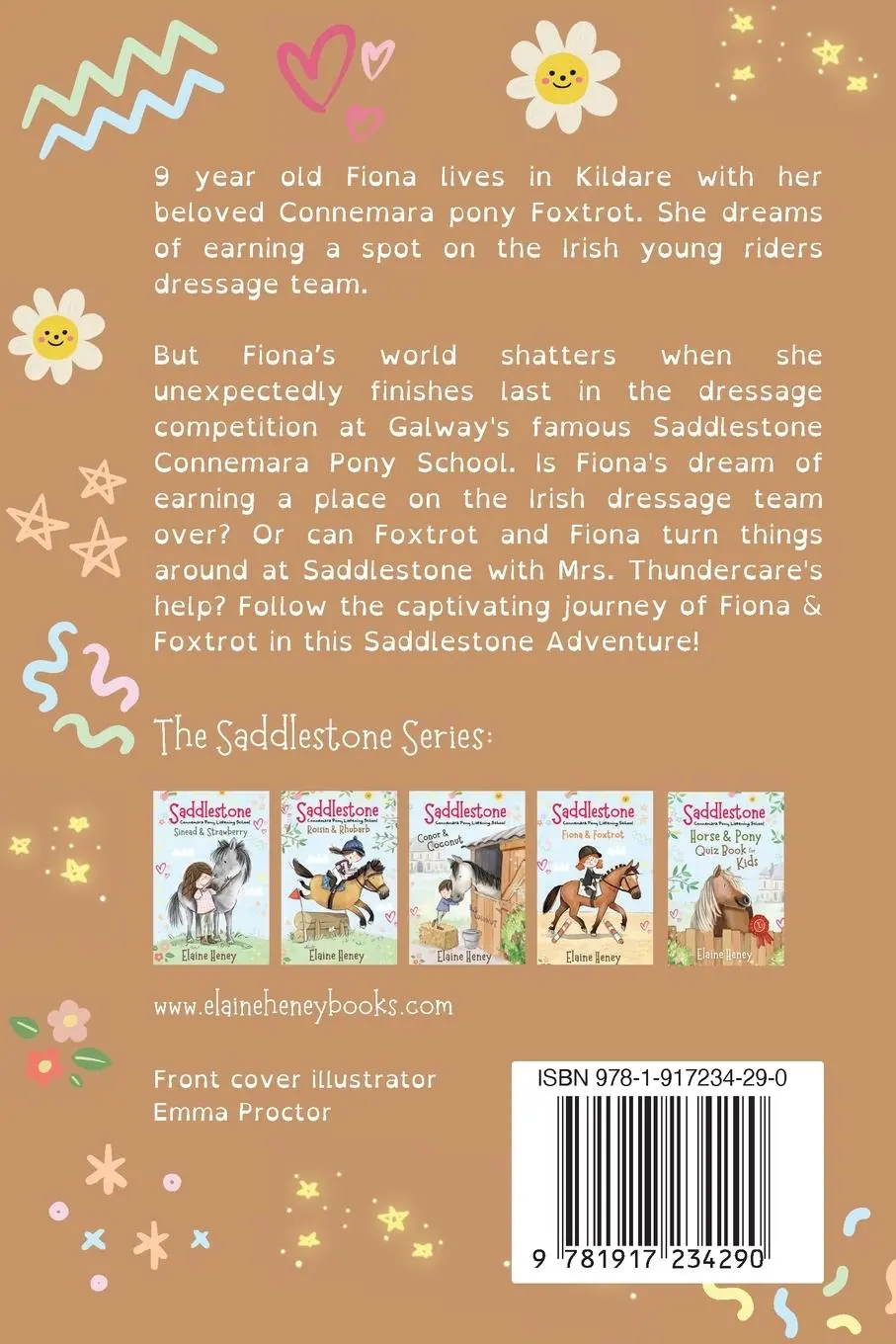 Rückseite: 9781917234290 | Saddlestone Connemara Pony Listening School Fiona and Foxtrot -...