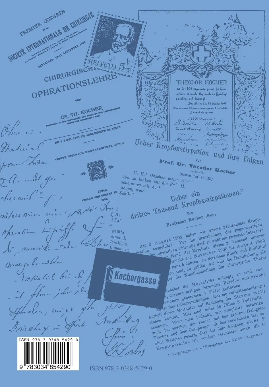 Rückseite: 9783034854290 | Der Nobelpreisträger Theodor Kocher 1841-1917 | Tröhler | Taschenbuch
