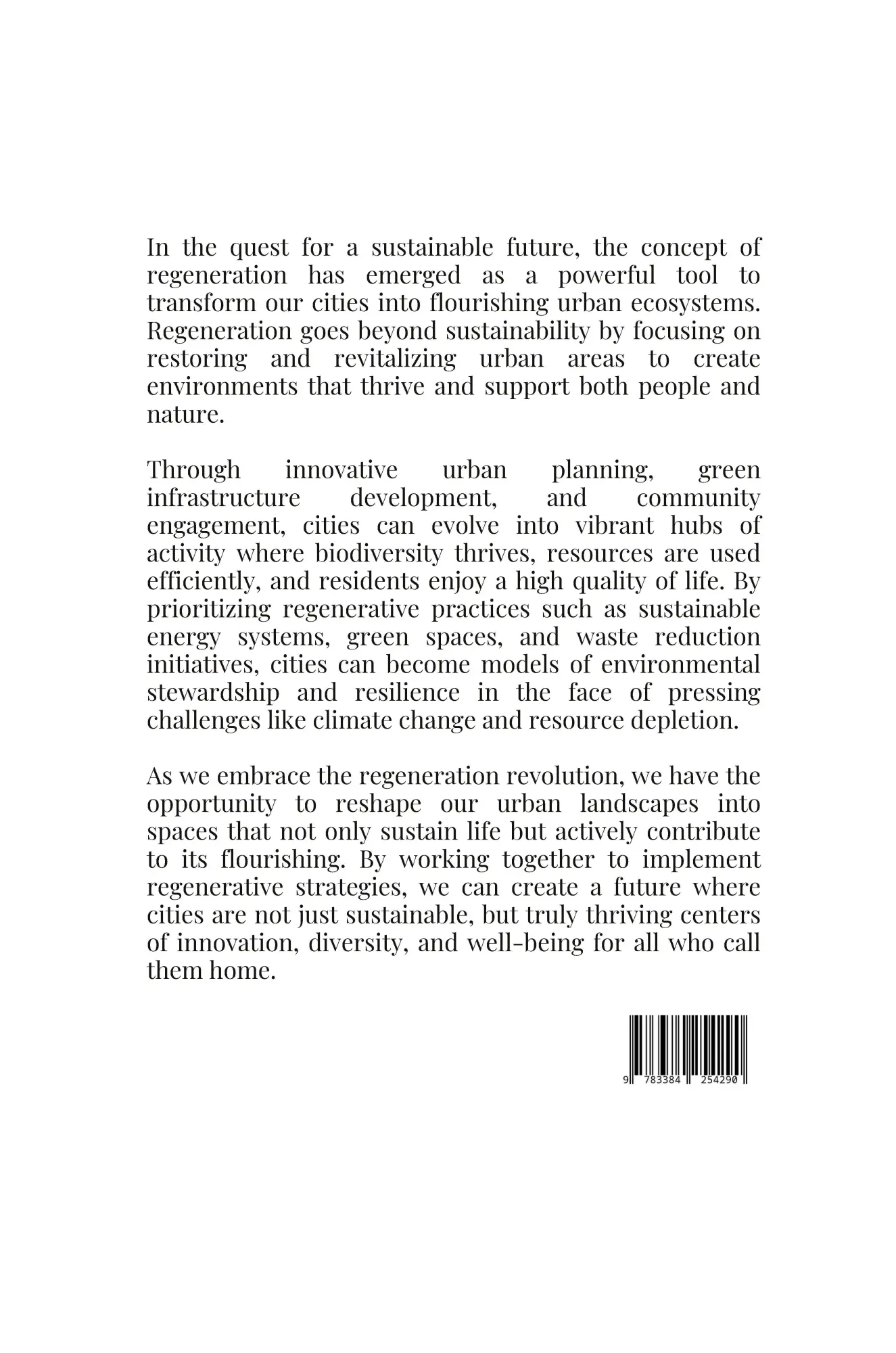 Rückseite: 9783384254290 | Regeneration Revolution: From Sustainable Cities to Flourishing...