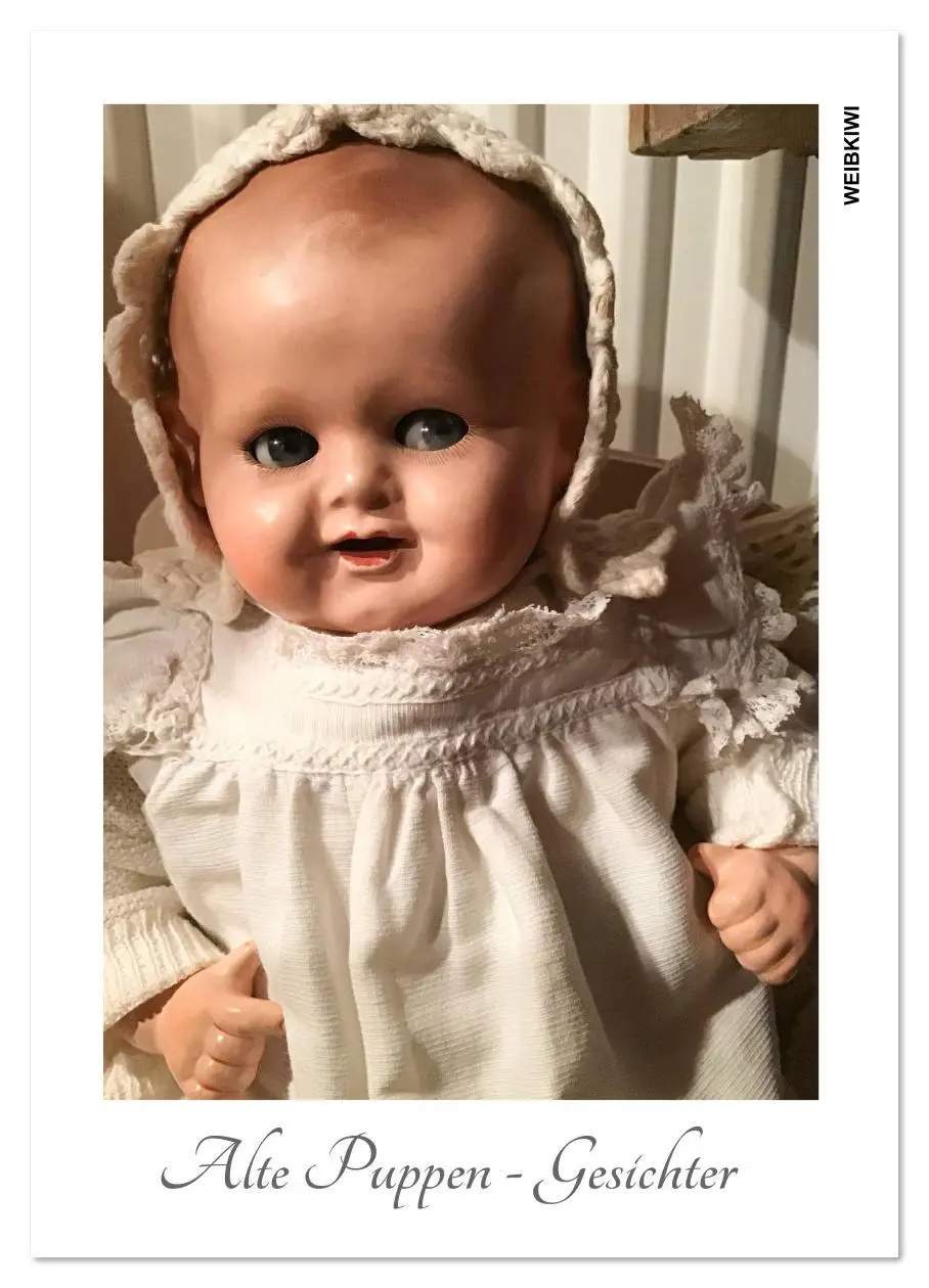 Cover: 9783516394290 | Alte Puppen - Gesichter (Wandkalender 2026 DIN A2 hoch), CALVENDO...