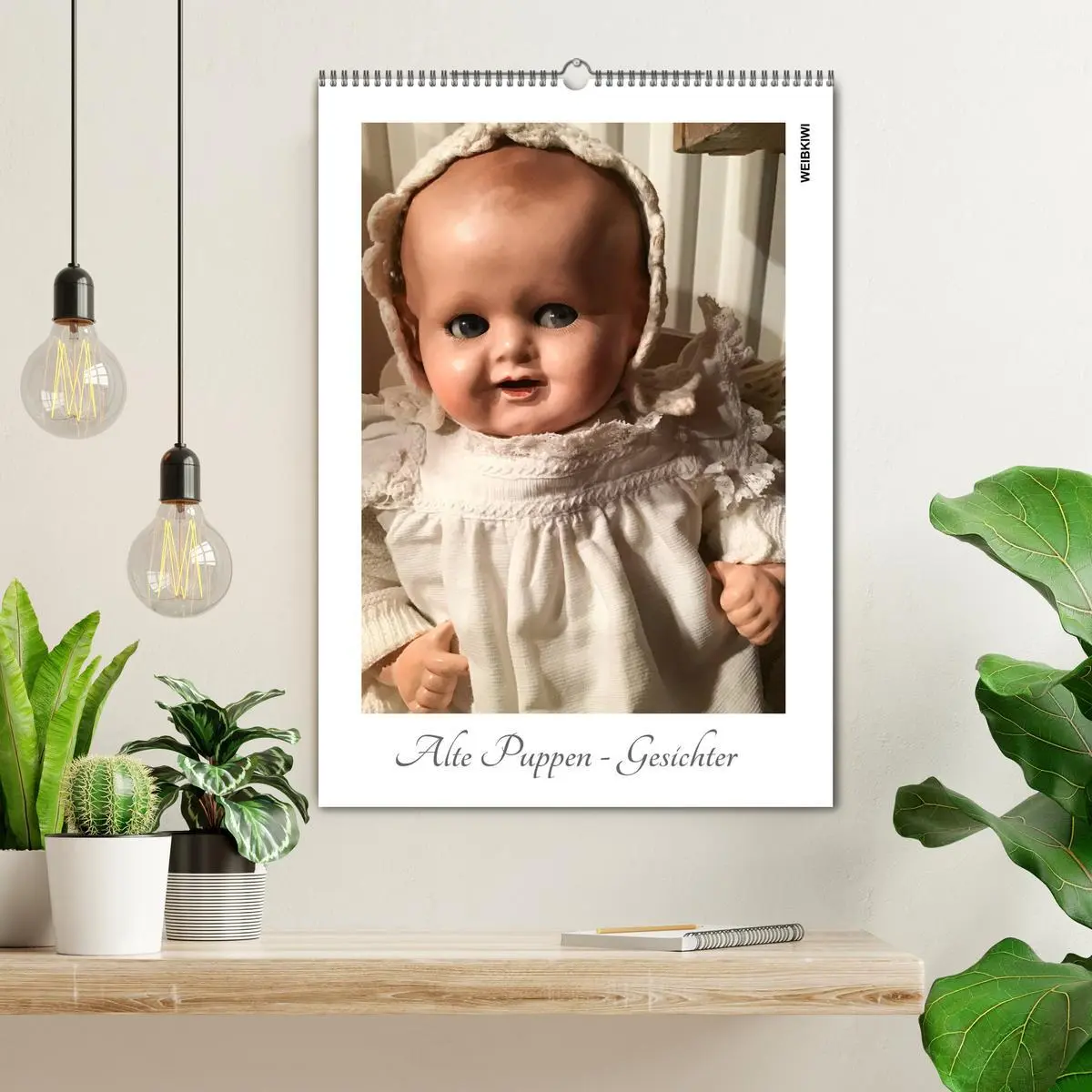 Bild: 9783516394290 | Alte Puppen - Gesichter (Wandkalender 2026 DIN A2 hoch), CALVENDO...