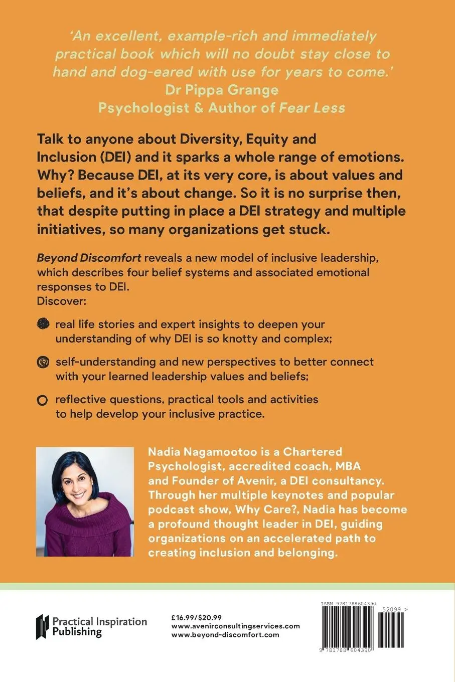 Rückseite: 9781788604390 | Beyond Discomfort | Nadia Nagamootoo | Taschenbuch | Englisch | 2024