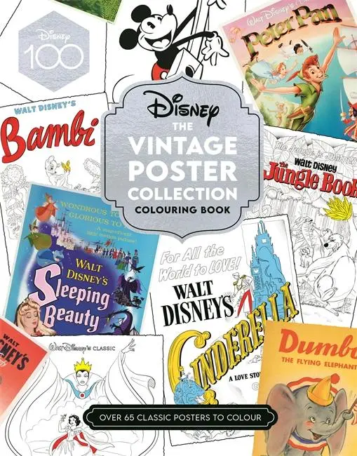 Cover: 9781800784390 | Disney The Vintage Poster Collection Colouring Book | Ltd | Buch