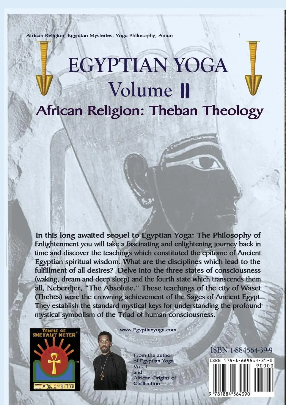 Rückseite: 9781884564390 | Egyptian Yoga Volume 2 | Muata Ashby | Taschenbuch | Englisch | 1997