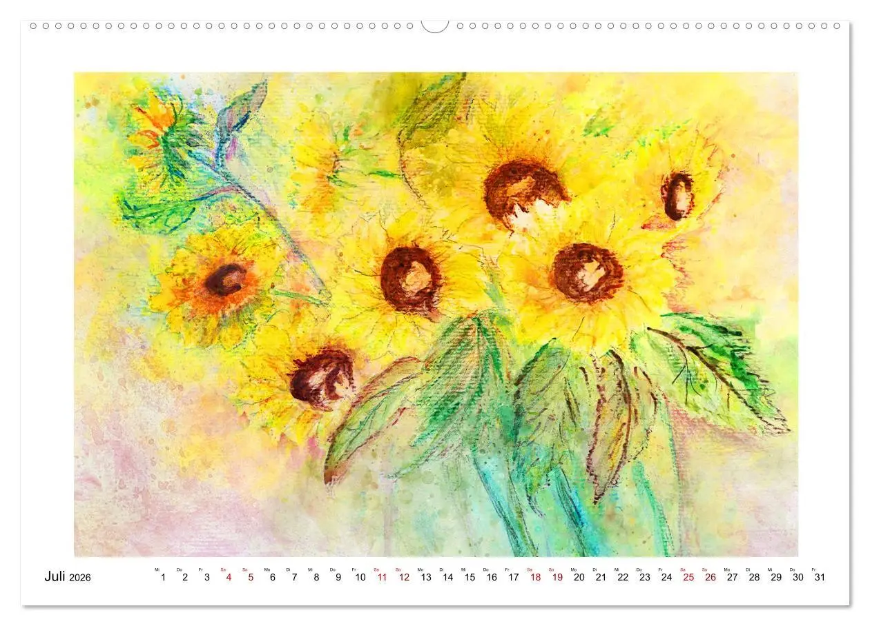 Bild: 9783457434390 | Blüten &amp; Blumen Aquarelle - Farbenfrohe Schönheiten (hochwertiger...