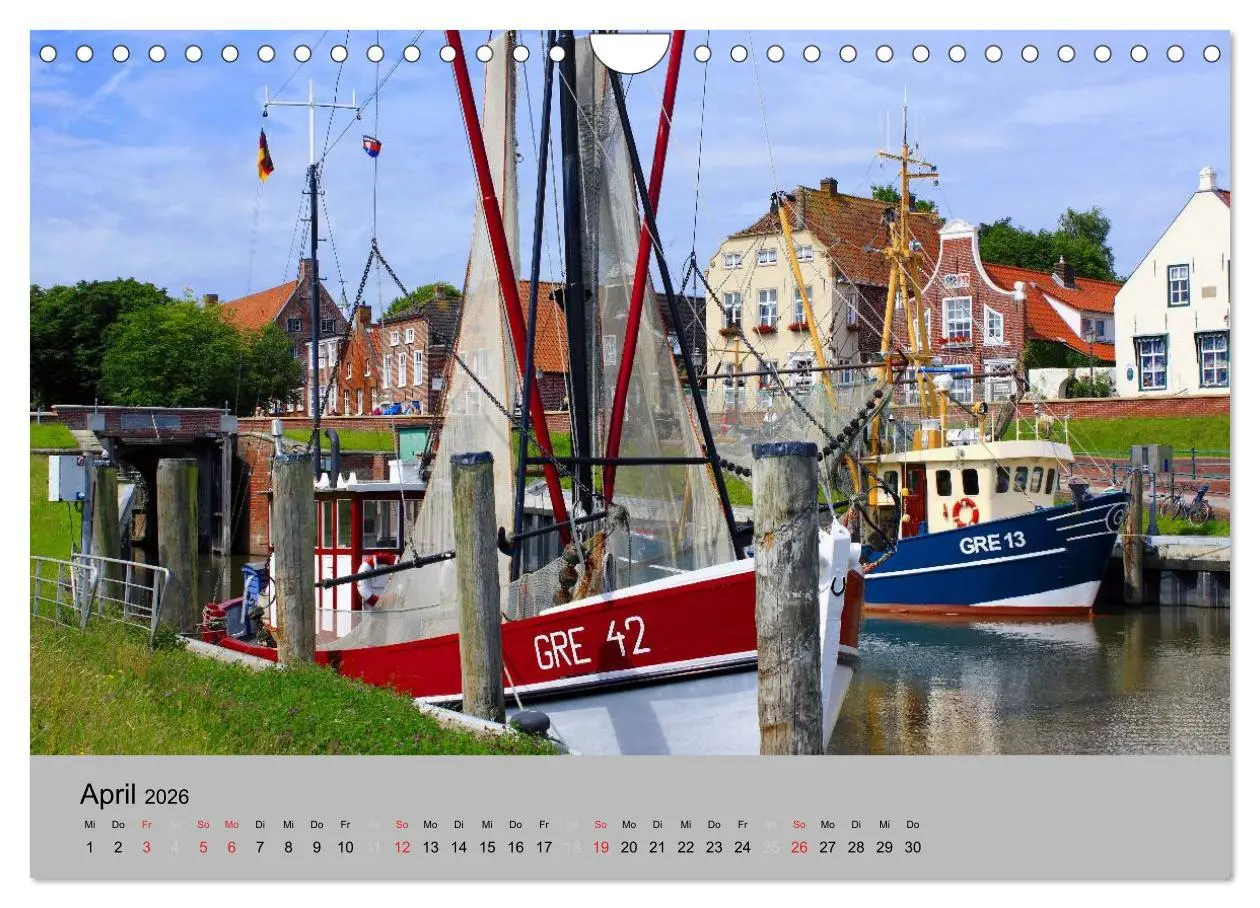 Bild: 9783516214390 | Ostfriesland an der Nordseeküste (Wandkalender 2026 DIN A4 quer),...