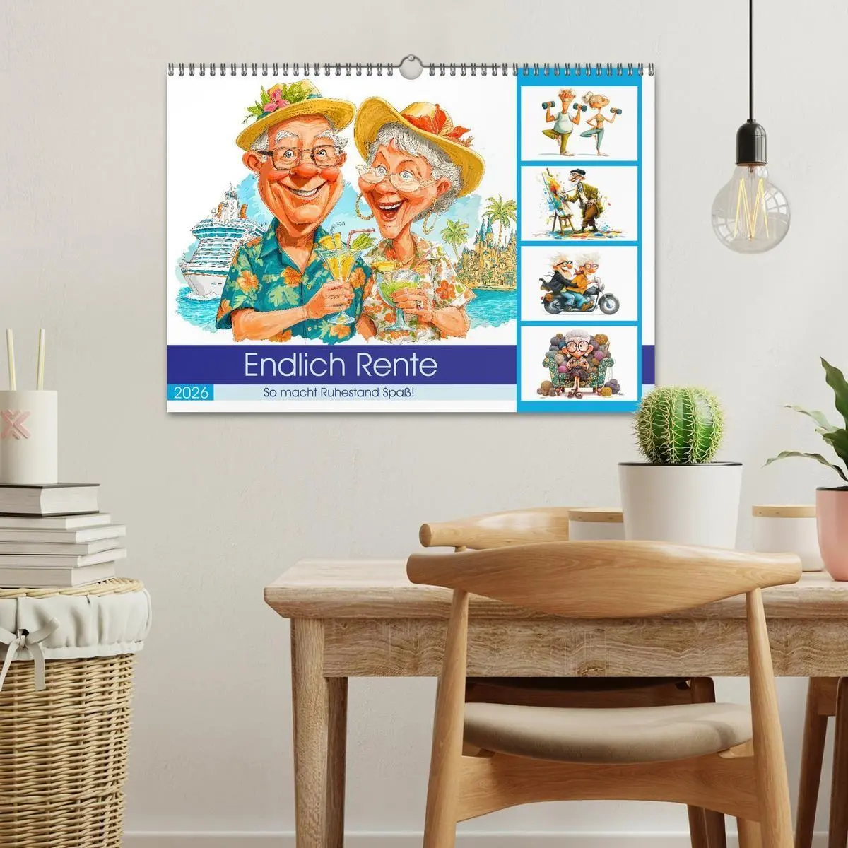Bild: 9783516694390 | Endlich Rente - So macht Ruhestand Spaß! (Wandkalender 2026 DIN A3...