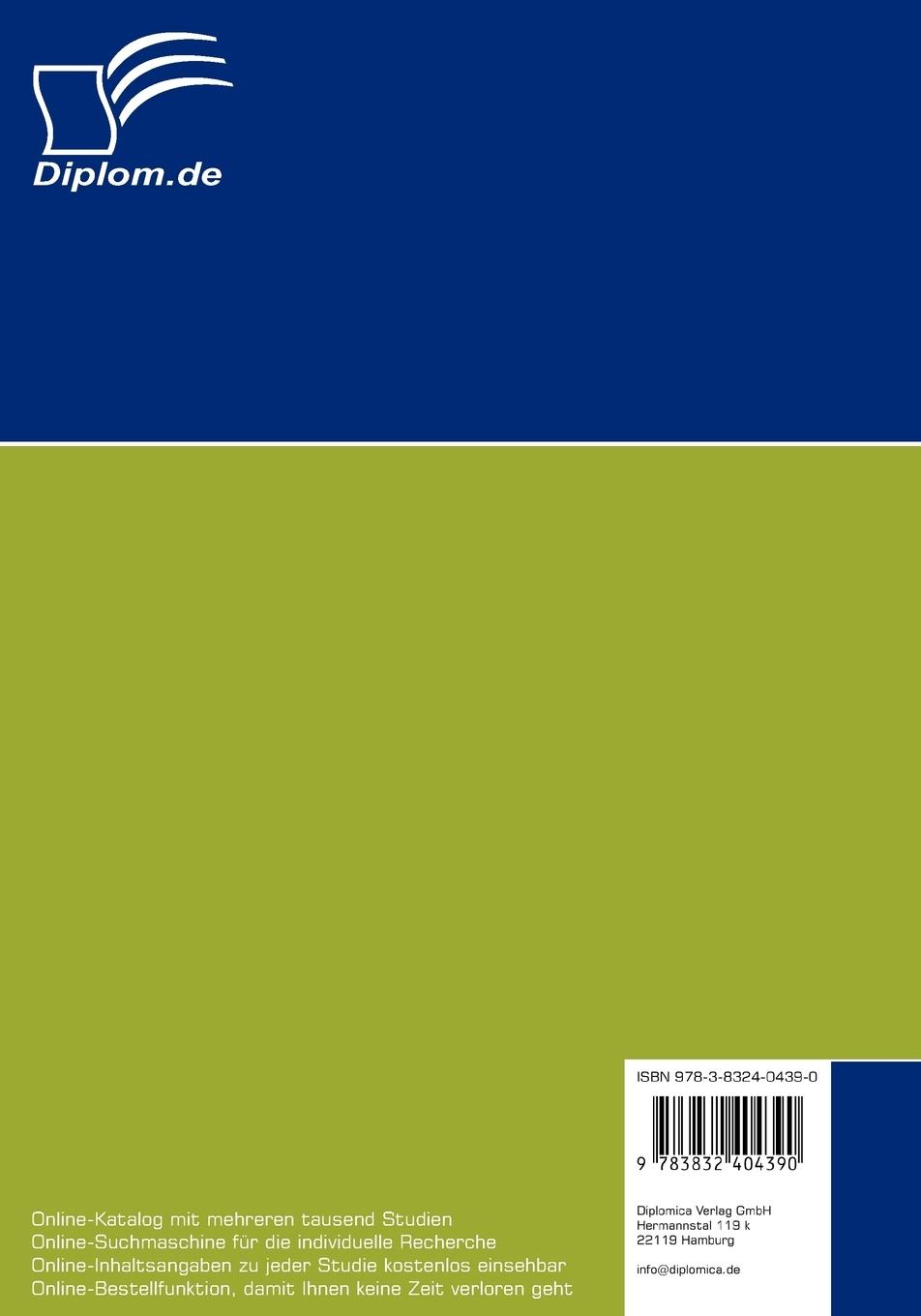 Rückseite: 9783832404390 | Mobbing am Arbeitsplatz | Nicole Busch | Taschenbuch | 88 S. | Deutsch