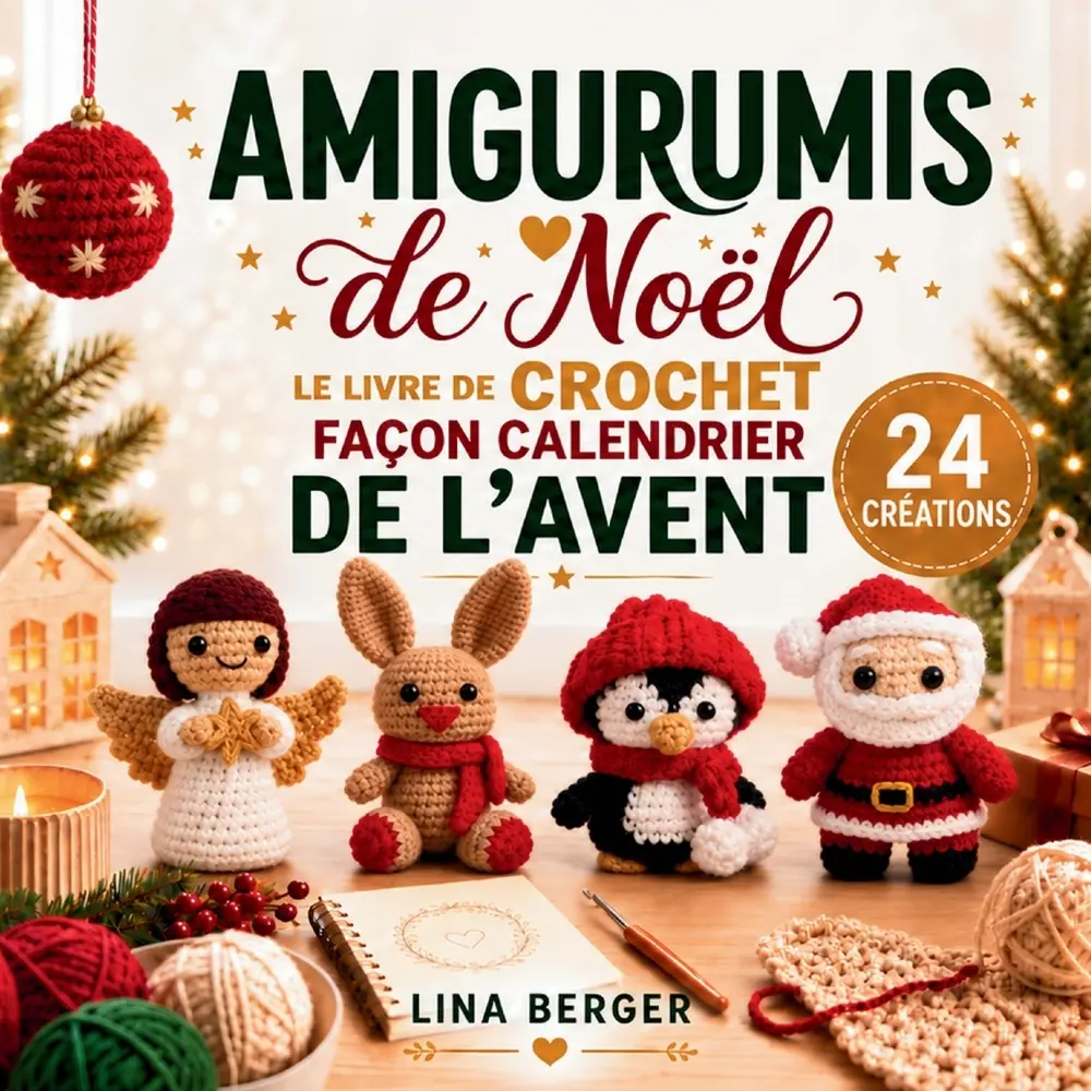 Cover: 9789998784390 | Amigurumis de Noël - Le livre de crochet façon calendrier de l'Avent