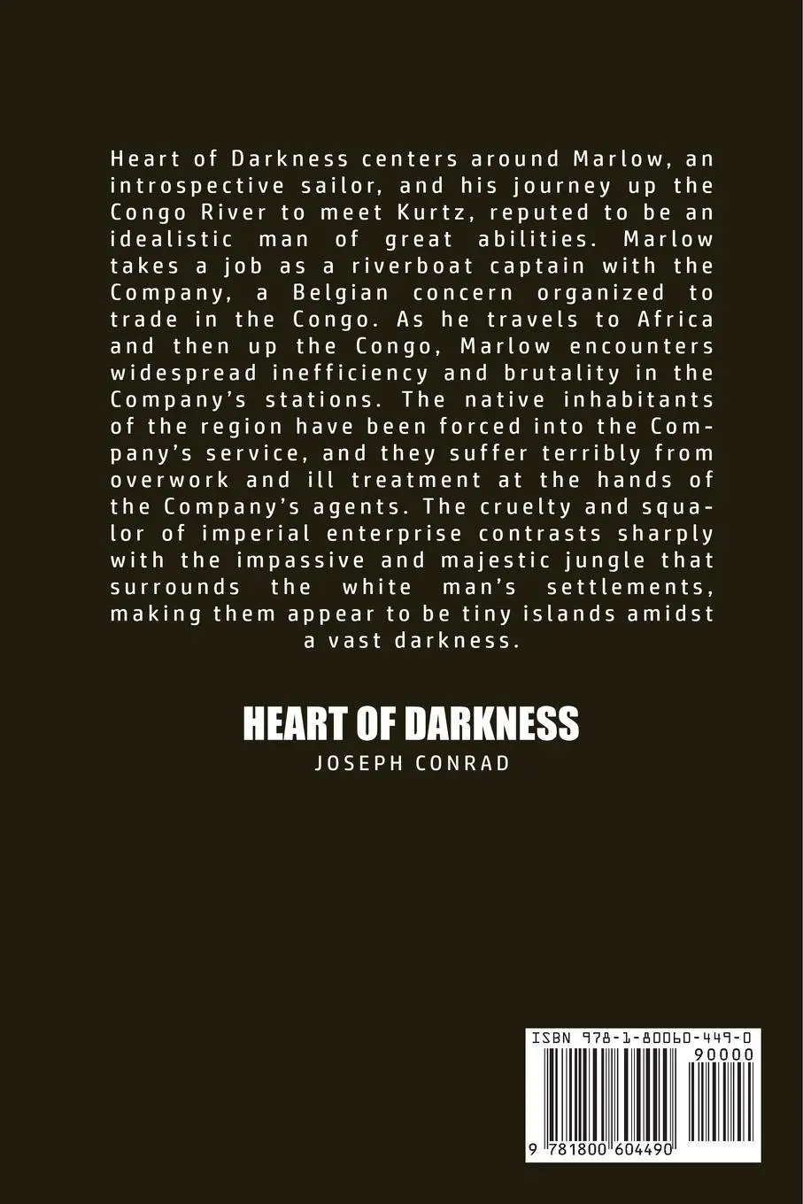 Rückseite: 9781800604490 | Heart of Darkness | Joseph Conrad | Taschenbuch | Englisch | 2020