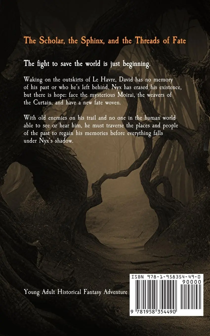 Rückseite: 9781958354490 | The Scholar, the Sphinx, and the Threads of Fate | A. R. Cook | Buch