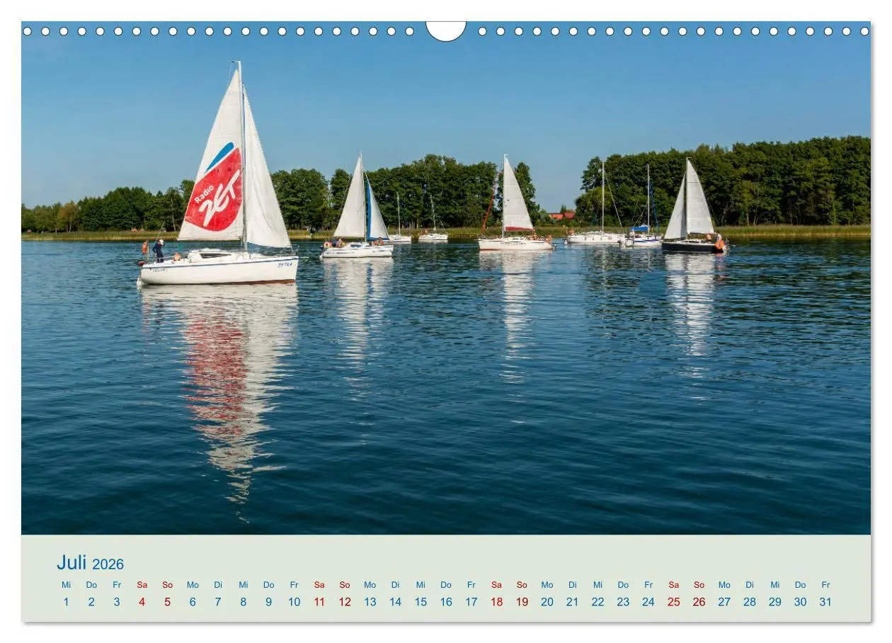 Bild: 9783457734490 | Wunderschönes Masuren (Wandkalender 2026 DIN A3 quer), CALVENDO...