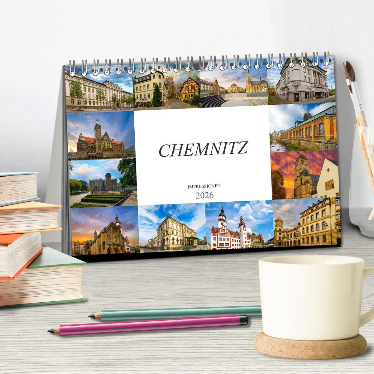 Bild: 9783457804490 | Chemnitz Impressionen (Tischkalender 2026 DIN A5 quer), CALVENDO...