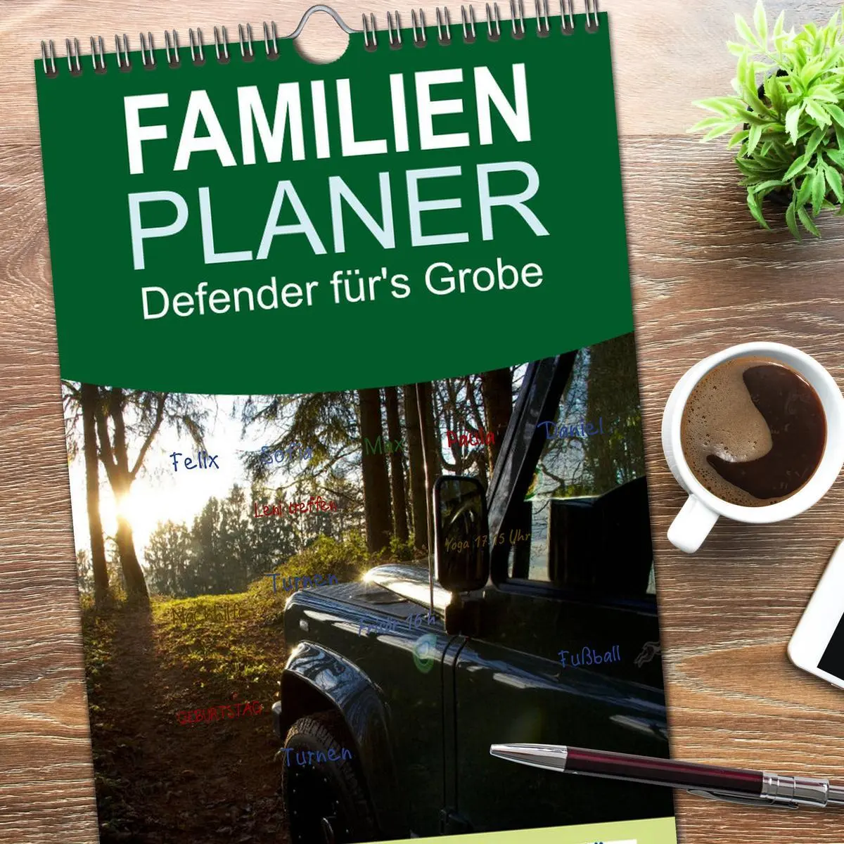 Bild: 9783516514490 | Familienplaner 2026 - Defender für's Grobe mit 5 Spalten...