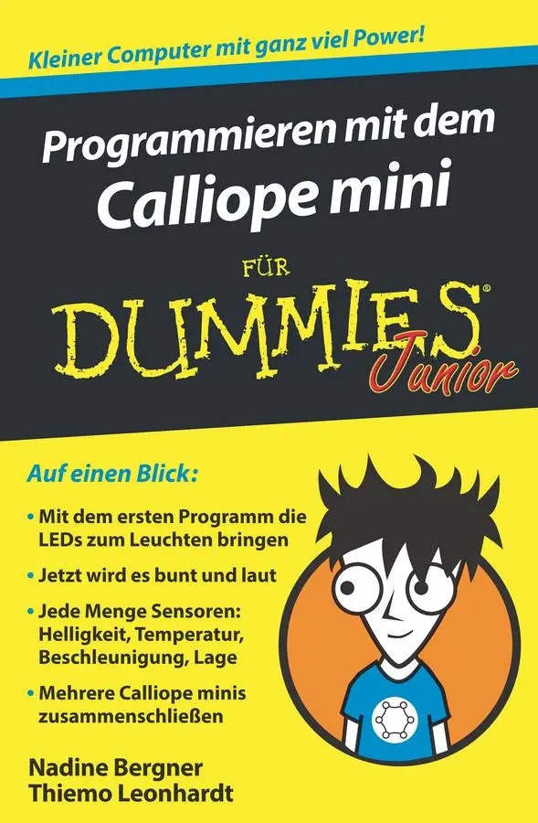 Cover: 9783527714490 | Programmieren mit dem Calliope mini für Dummies Junior | Taschenbuch