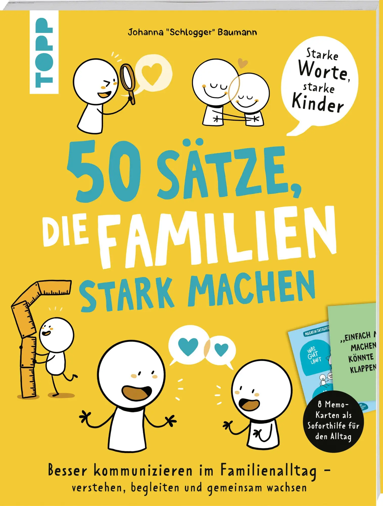 Cover: 9783735854490 | 50 Sätze, die Familien stark machen | Johanna Baumann | Taschenbuch