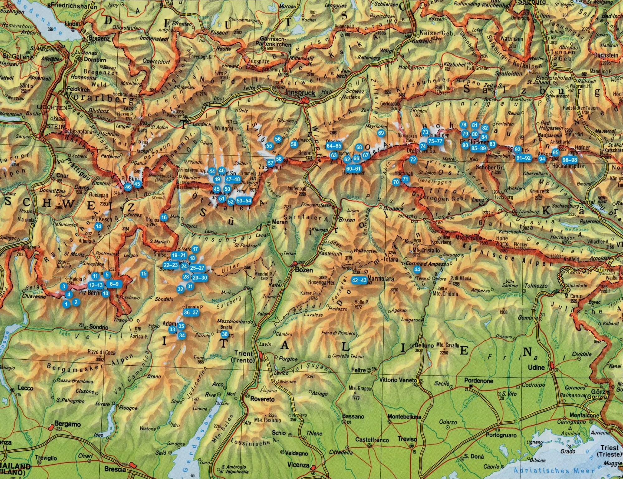 Bild: 9783763334490 | Hochtouren Ostalpen | Edwin Schmitt (u. a.) | Taschenbuch | 368 S.