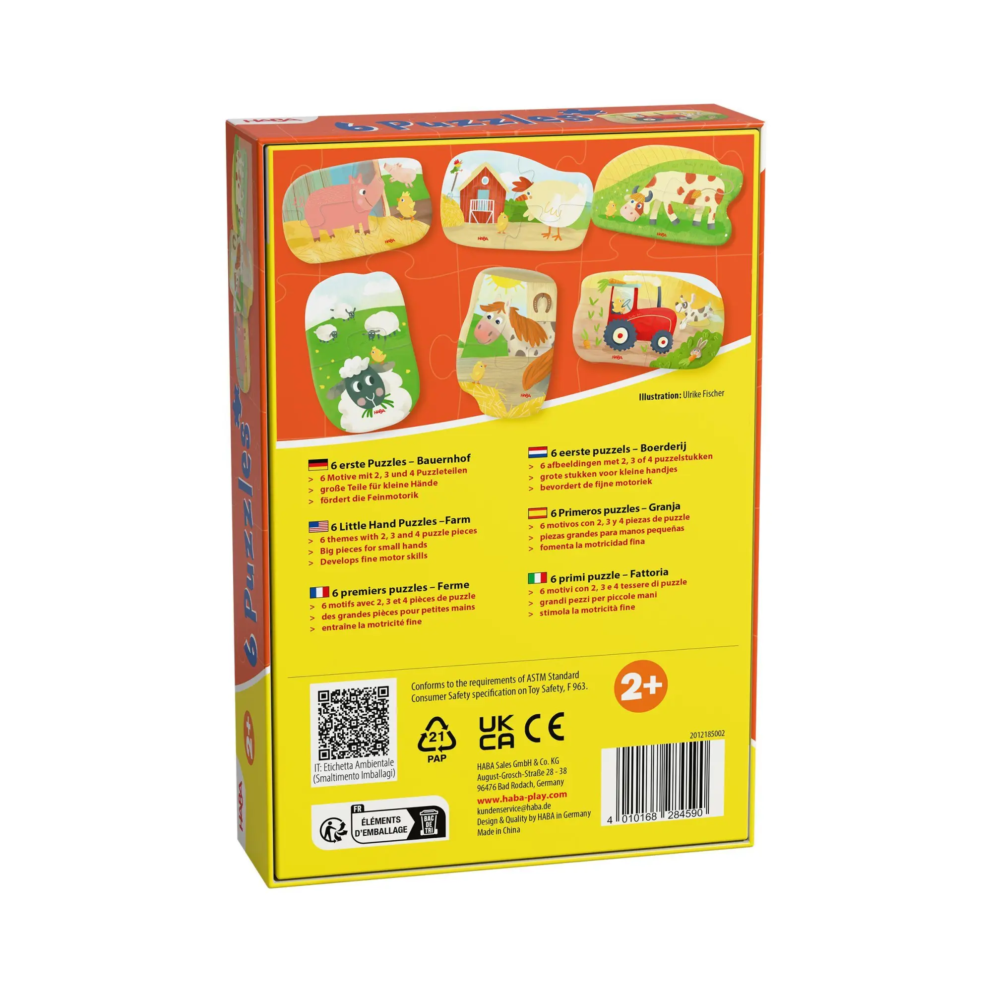 Bild: 4010168284590 | 6 erste Puzzles - Bauernhof | Spiel | Deutsch | 2025