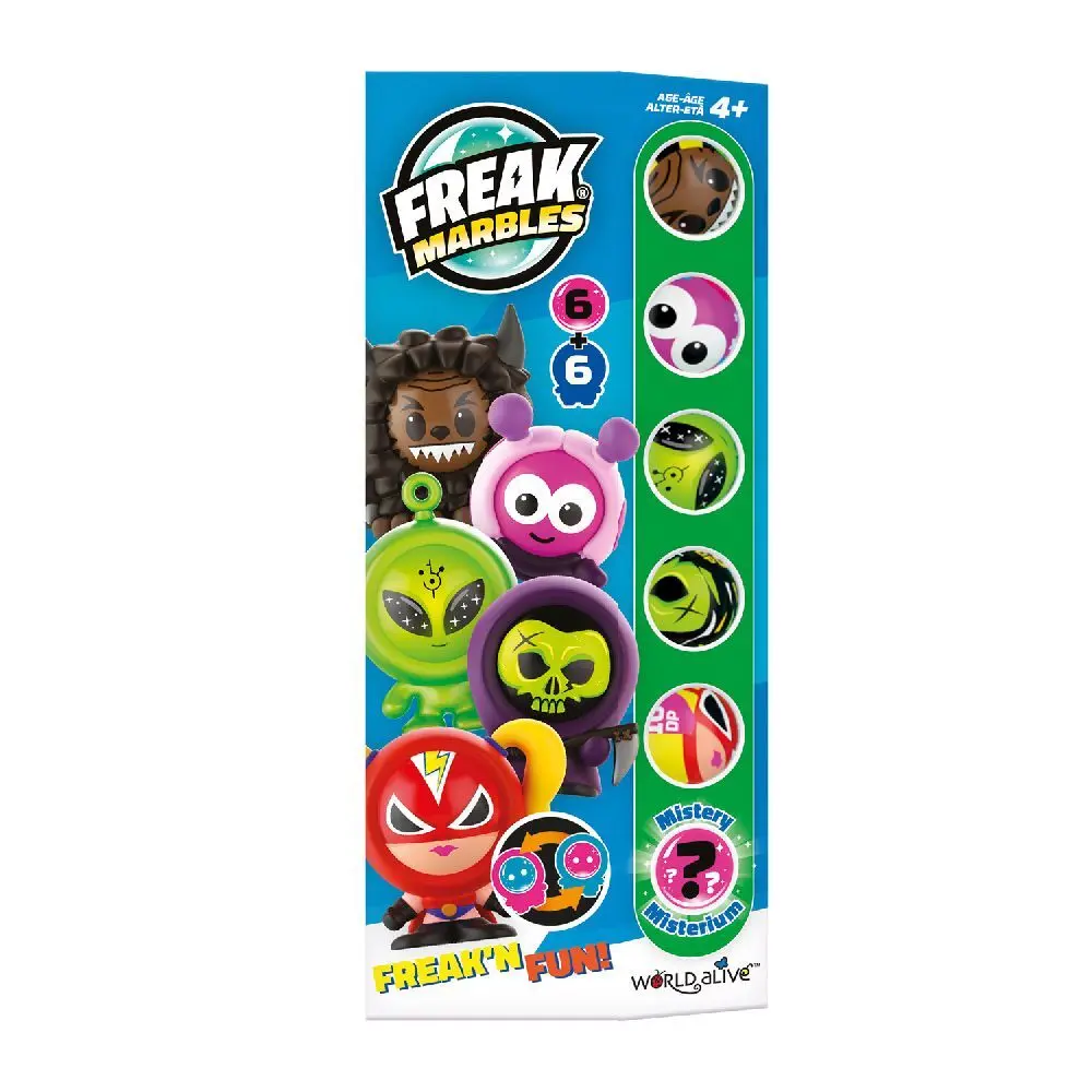Cover: 8436592184590 | Freak Marbles Marbles &amp; Skins 6er Set - grün | 2218459 | 2024