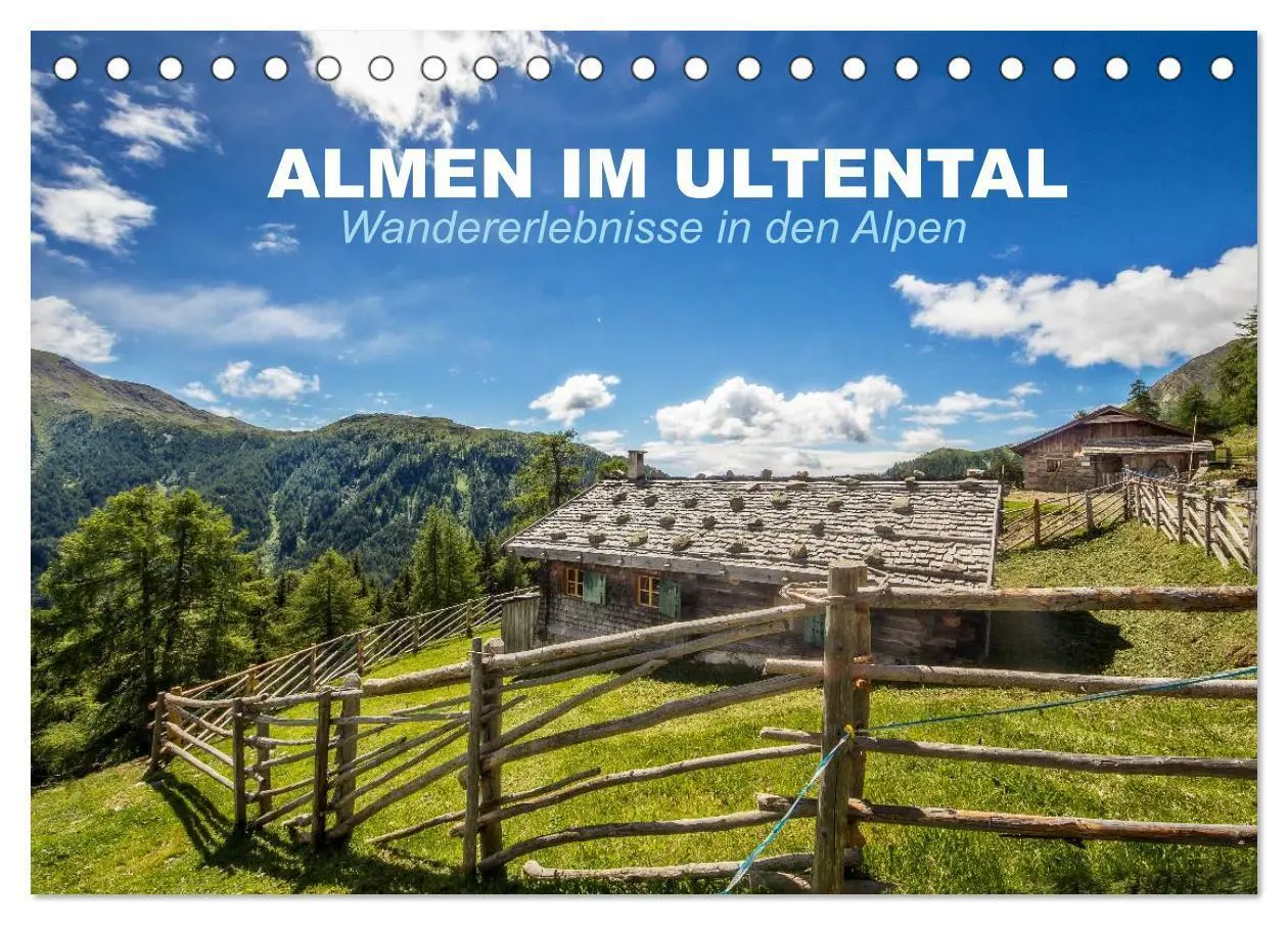 Cover: 9783435494590 | Almen im Ultental (Tischkalender 2025 DIN A5 quer), CALVENDO...