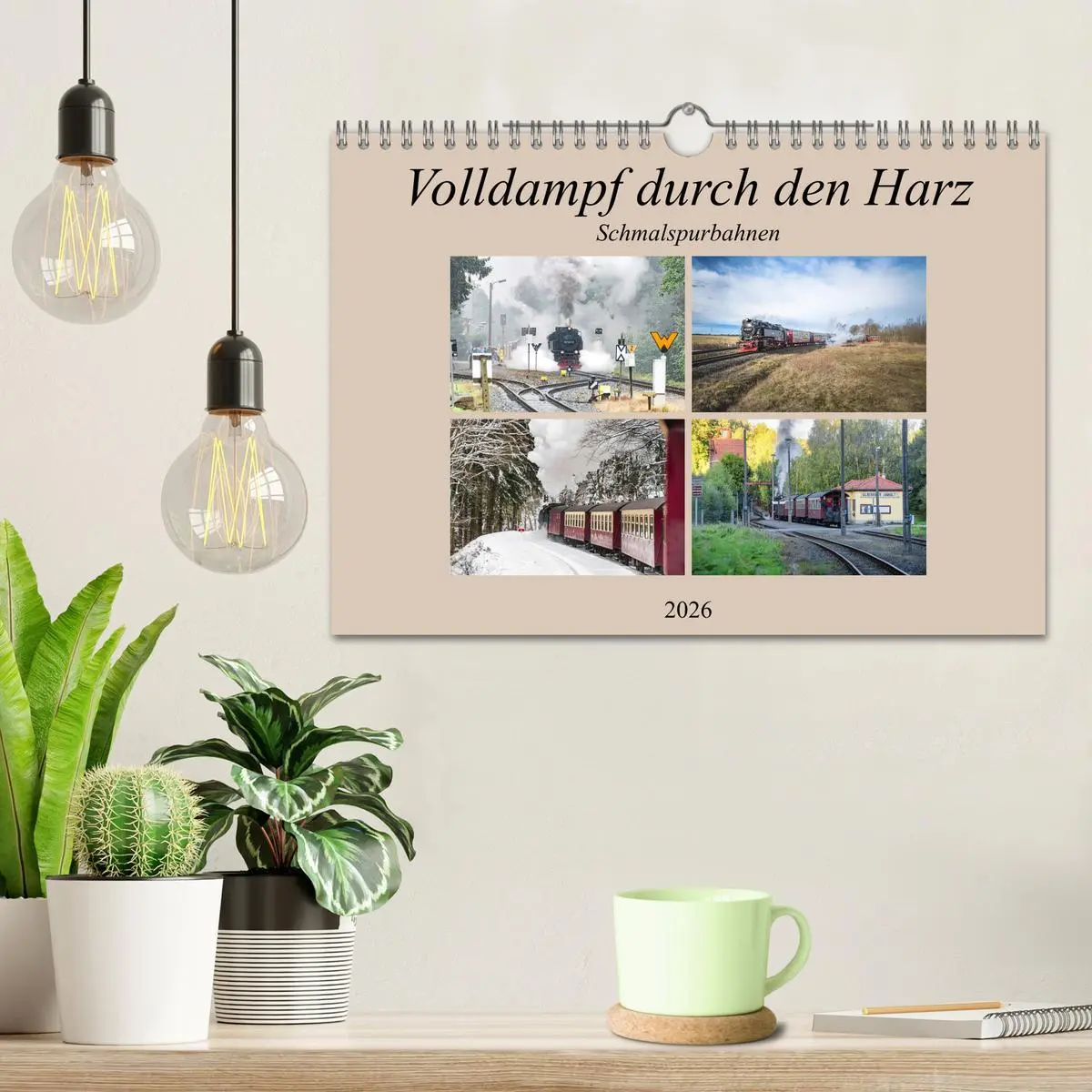 Bild: 9783457724590 | Volldampf durch den Harz (Wandkalender 2026 DIN A4 quer), CALVENDO...