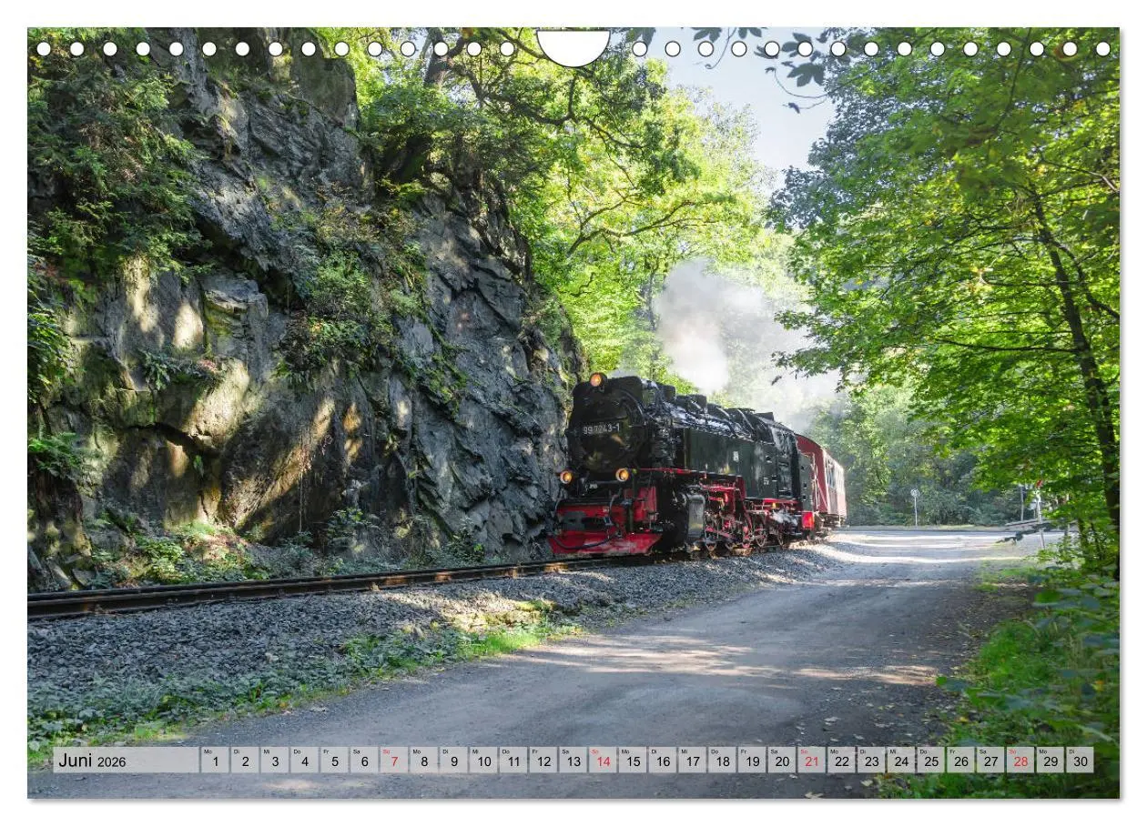 Bild: 9783457724590 | Volldampf durch den Harz (Wandkalender 2026 DIN A4 quer), CALVENDO...