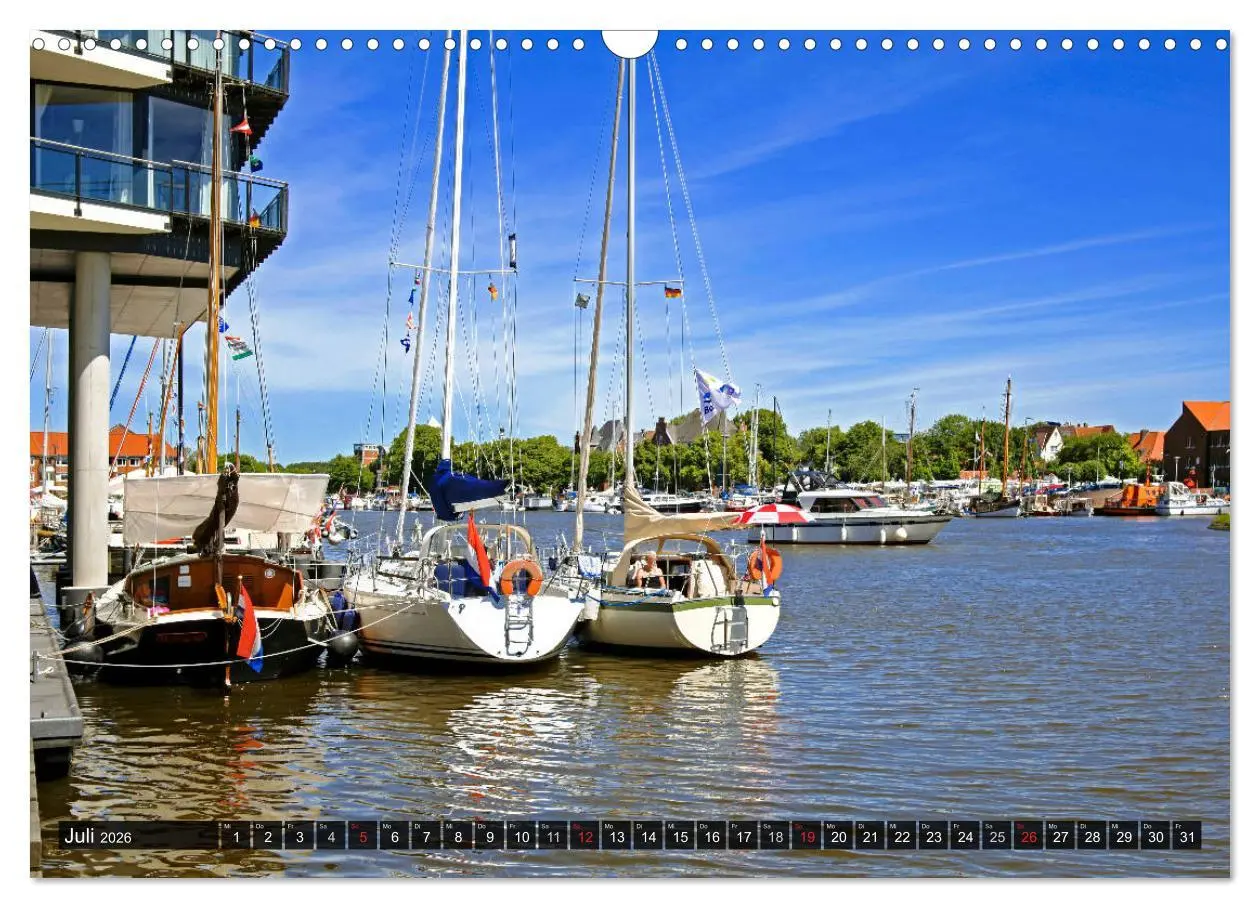 Bild: 9783457964590 | EMDEN Seehafenstadt mit Flair (Wandkalender 2026 DIN A3 quer),...