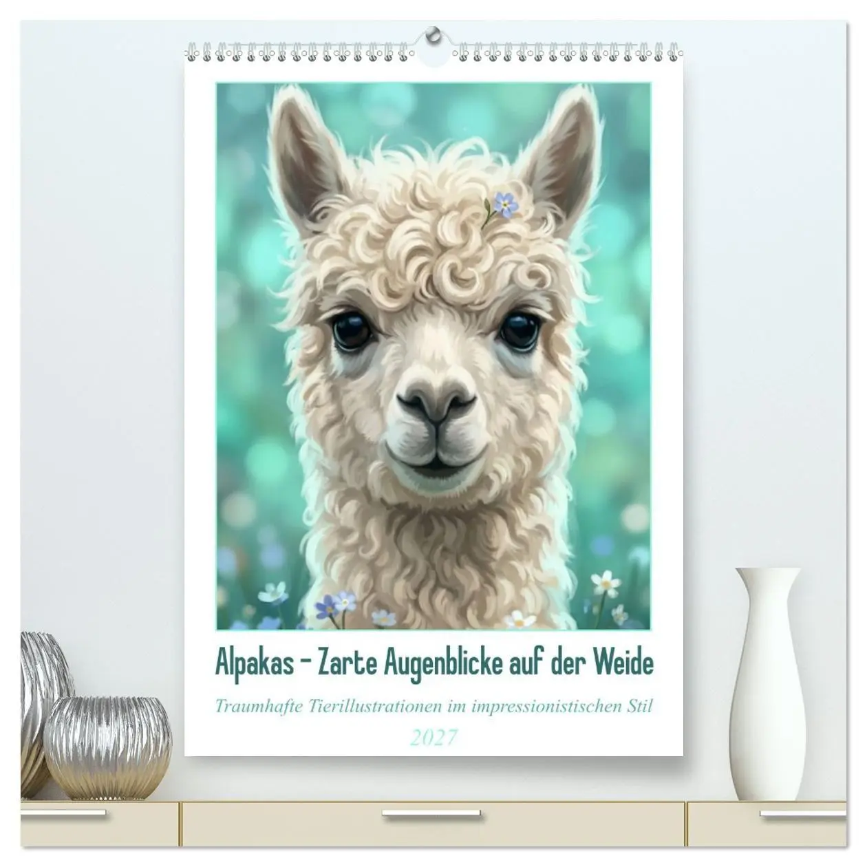 Cover: 9783516814590 | Alpakas - Zarte Augenblicke auf der Weide (hochwertiger Premium...