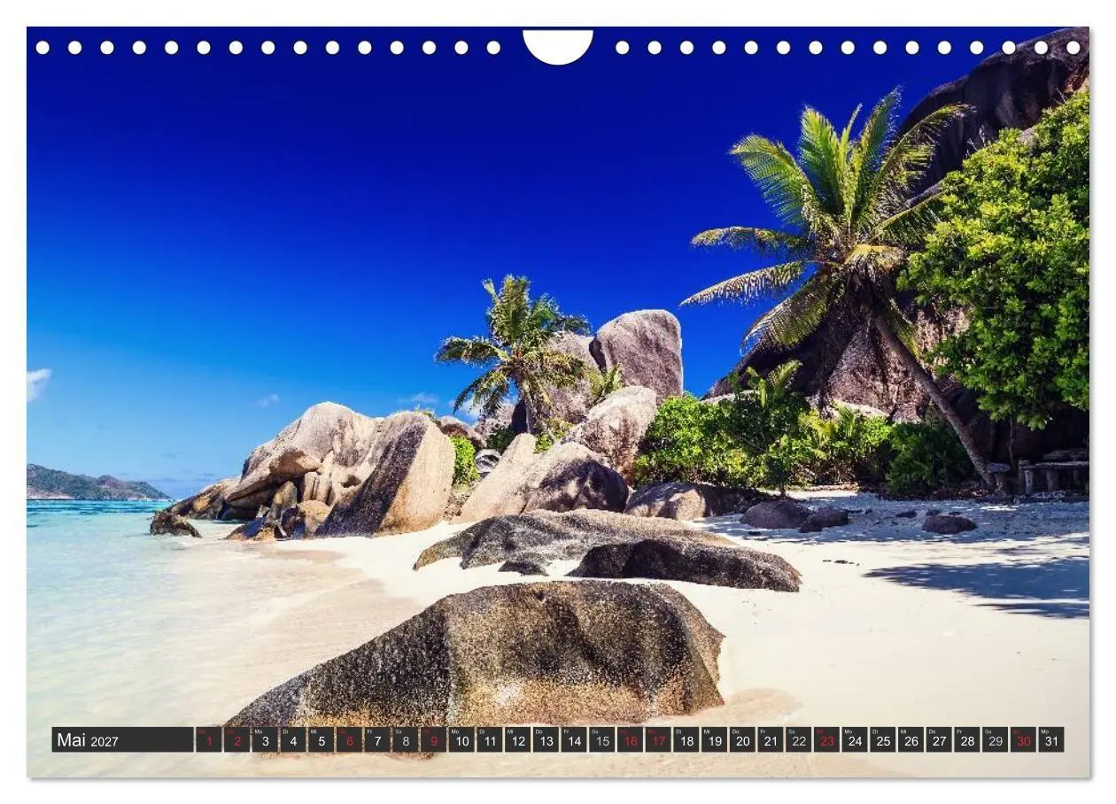 Bild: 9783569834590 | Seychellen - Traumstrände im Paradies (Wandkalender 2027 DIN A4...
