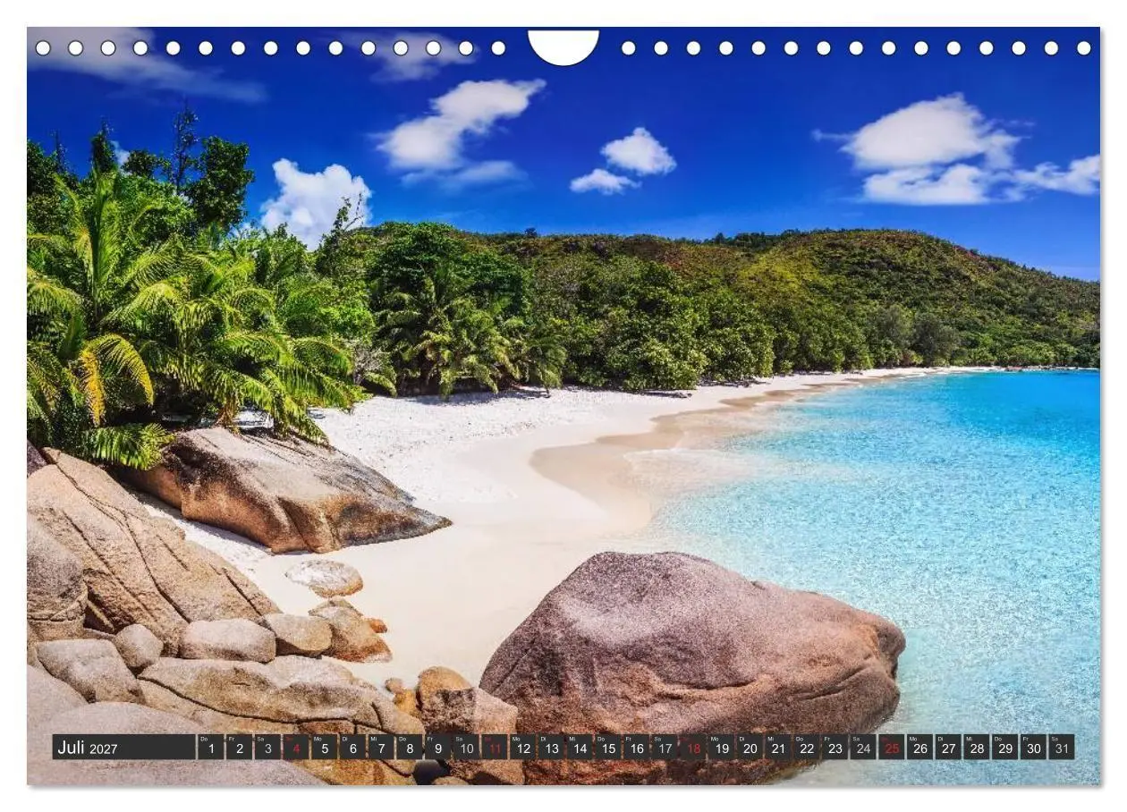 Bild: 9783569834590 | Seychellen - Traumstrände im Paradies (Wandkalender 2027 DIN A4...