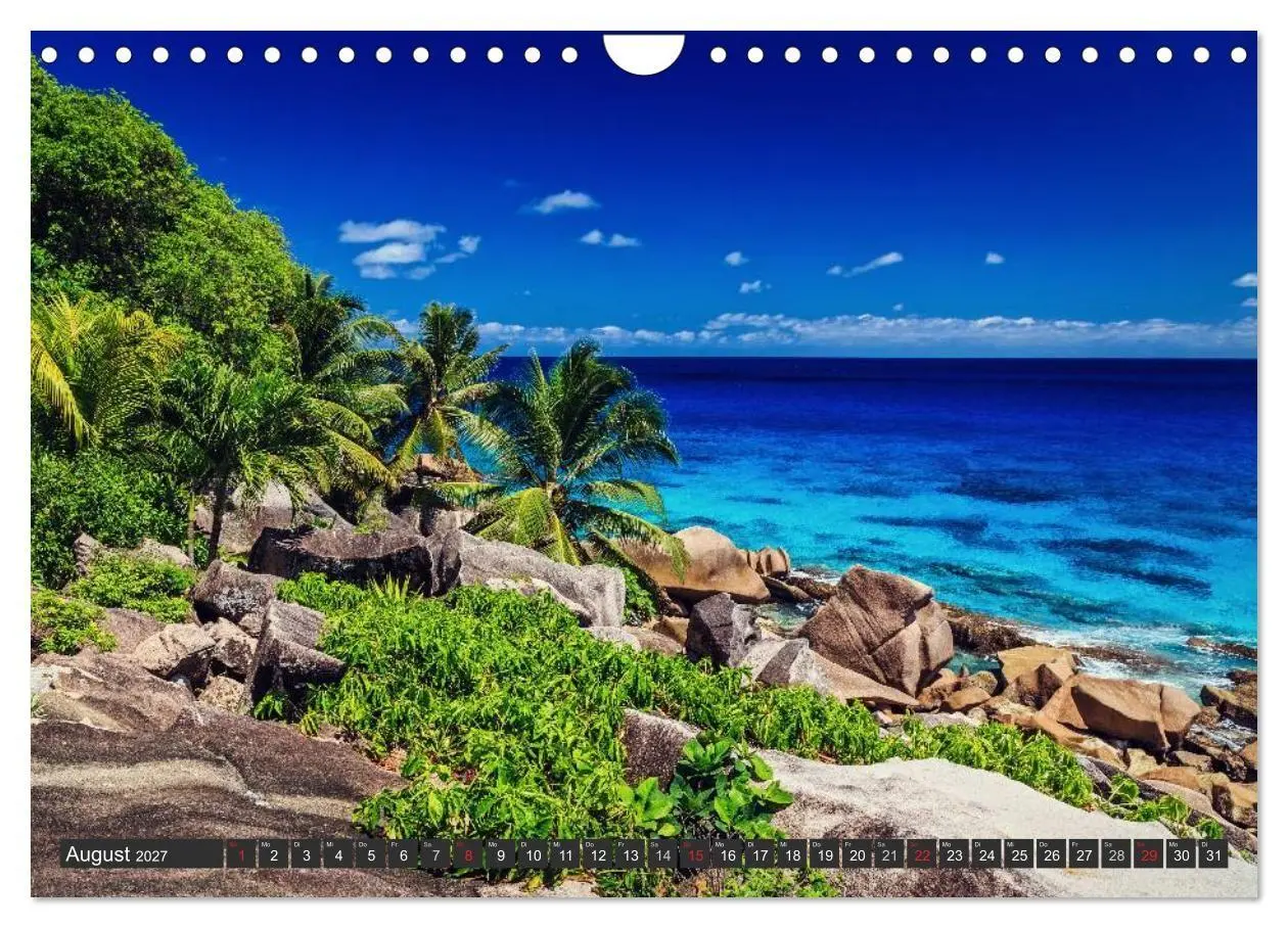 Bild: 9783569834590 | Seychellen - Traumstrände im Paradies (Wandkalender 2027 DIN A4...