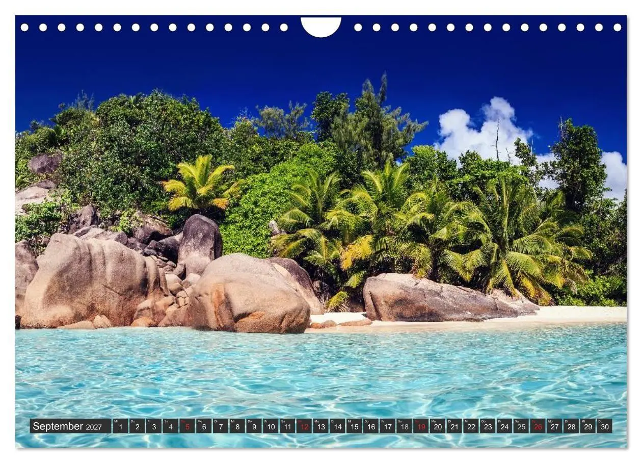 Bild: 9783569834590 | Seychellen - Traumstrände im Paradies (Wandkalender 2027 DIN A4...
