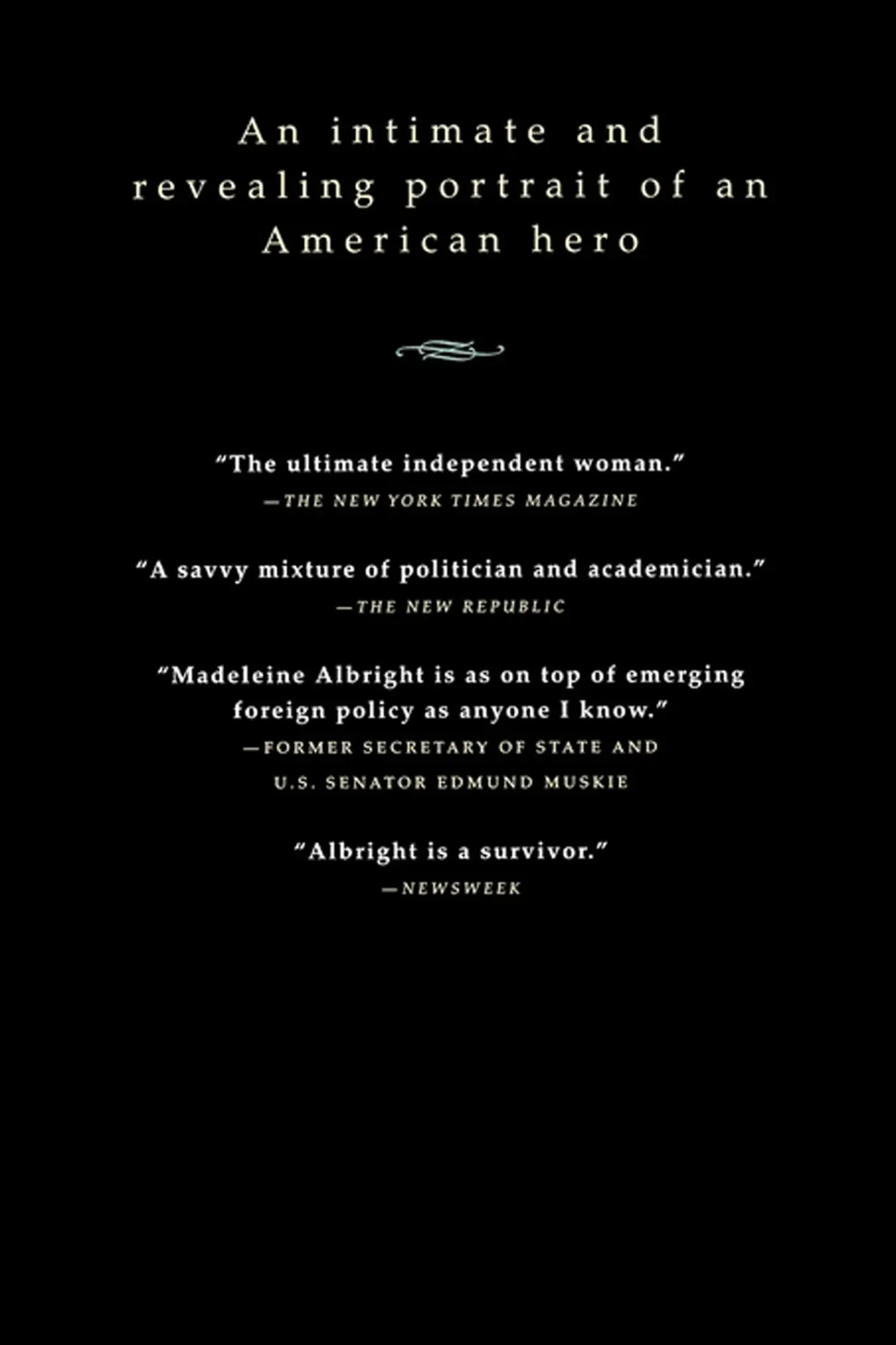 Rückseite: 9780312304690 | Madam Secretary | A Biography of Madeleine Albright | Thomas Blood
