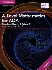 Cover: 9781316644690 | A Level Mathematics for Aqa Student Book 2 (Year 2) with Digital...