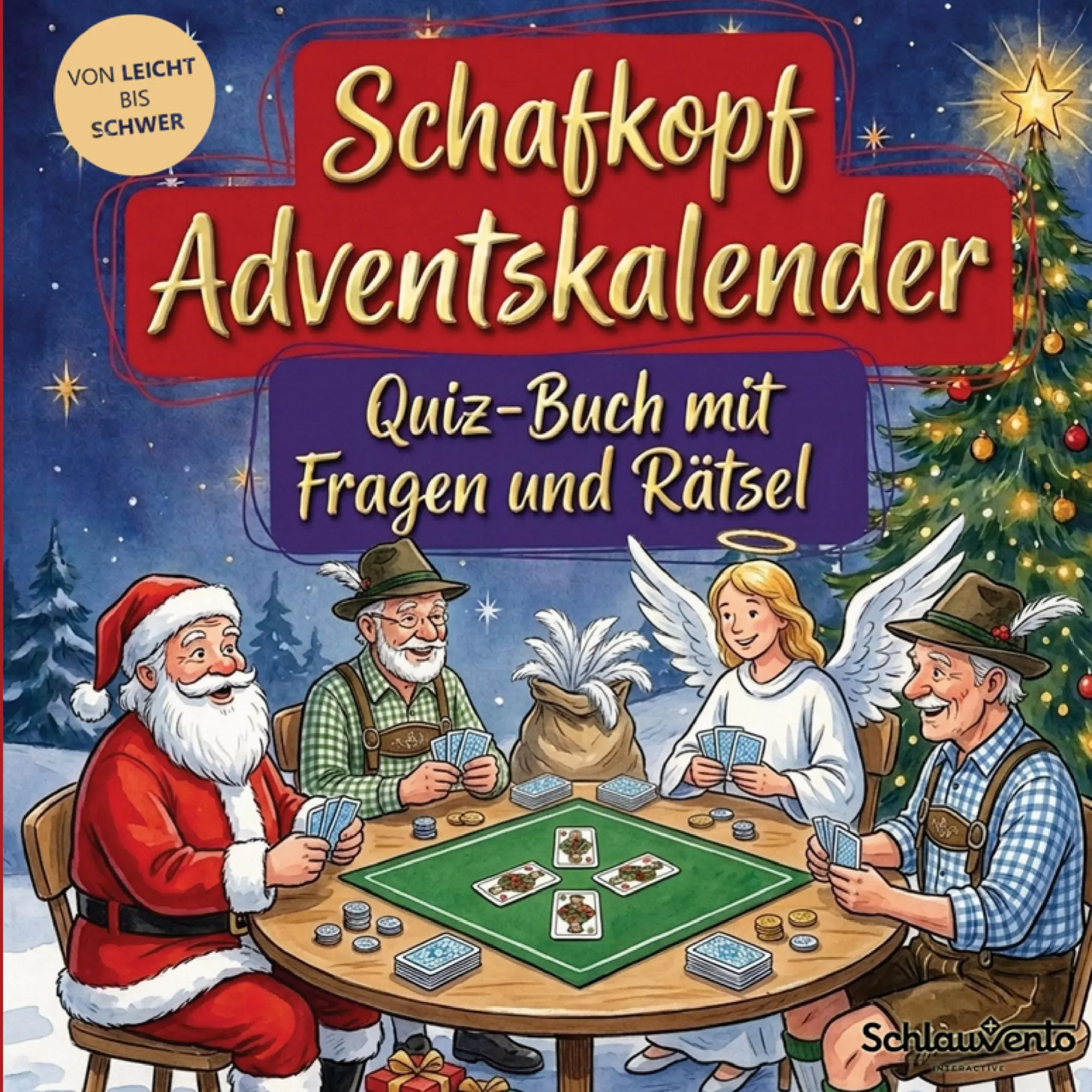 Cover: 9783693194690 | Schafkopf-Adventskalender: Quiz-Buch mit Fragen und Rätsel | Buch