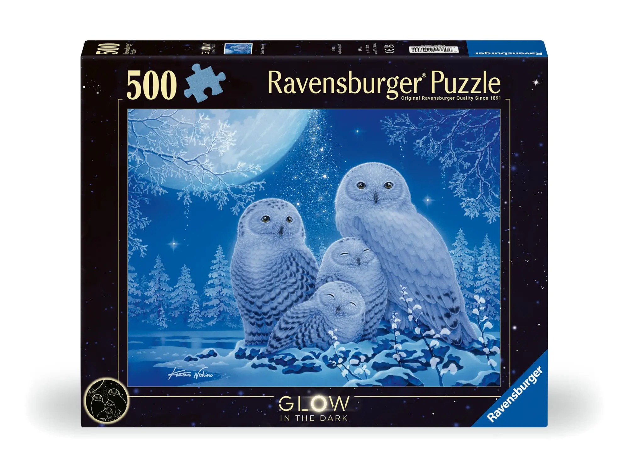 Cover: 4005555004790 | Erwachsenenpuzzle 500 Teile - Eulen im Mondschein | Spiel | Star Line
