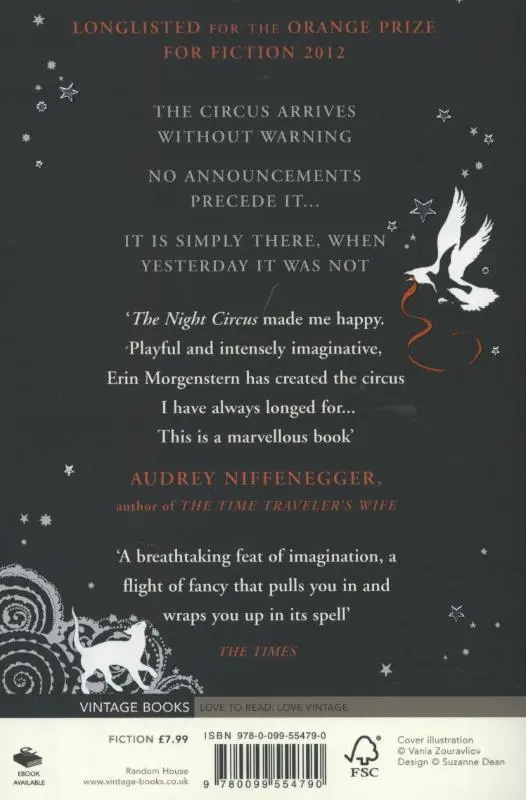 Rückseite: 9780099554790 | The Night Circus | Erin Morgenstern | Taschenbuch | 512 S. | Englisch
