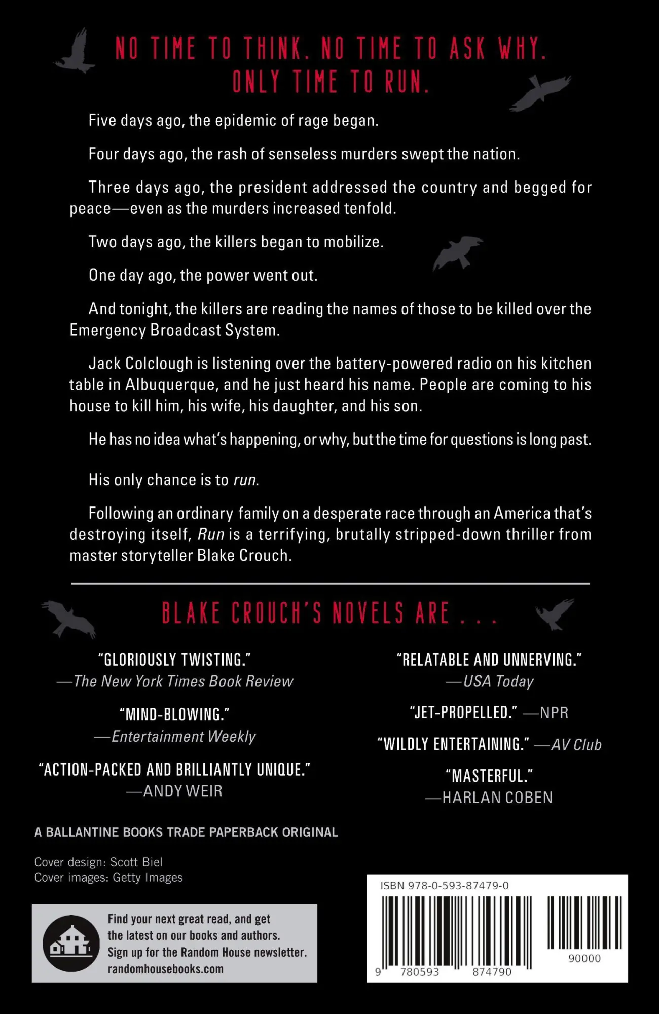 Rückseite: 9780593874790 | Run | A Novel | Blake Crouch | Taschenbuch | Englisch | 2024