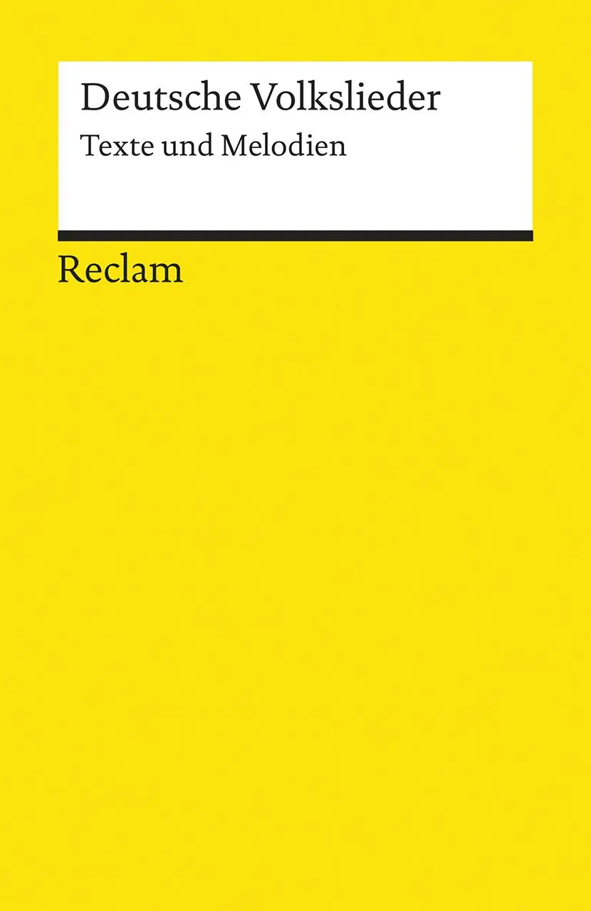 Cover: 9783150184790 | Deutsche Volkslieder | Texte und Melodien | Sigrun Jantzen | Buch