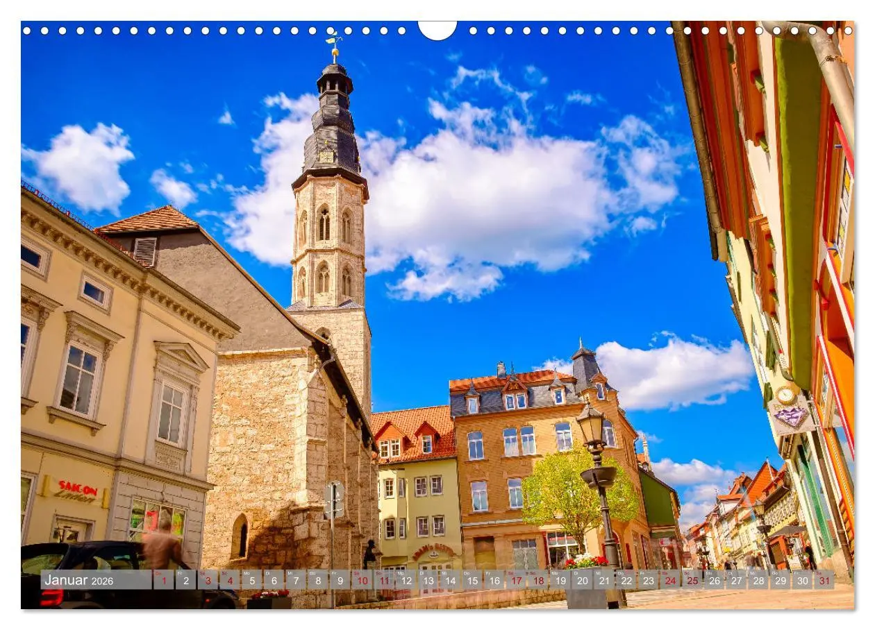 Bild: 9783457494790 | Ein Blick auf Mühlhausen in Thüringen (Wandkalender 2026 DIN A3...