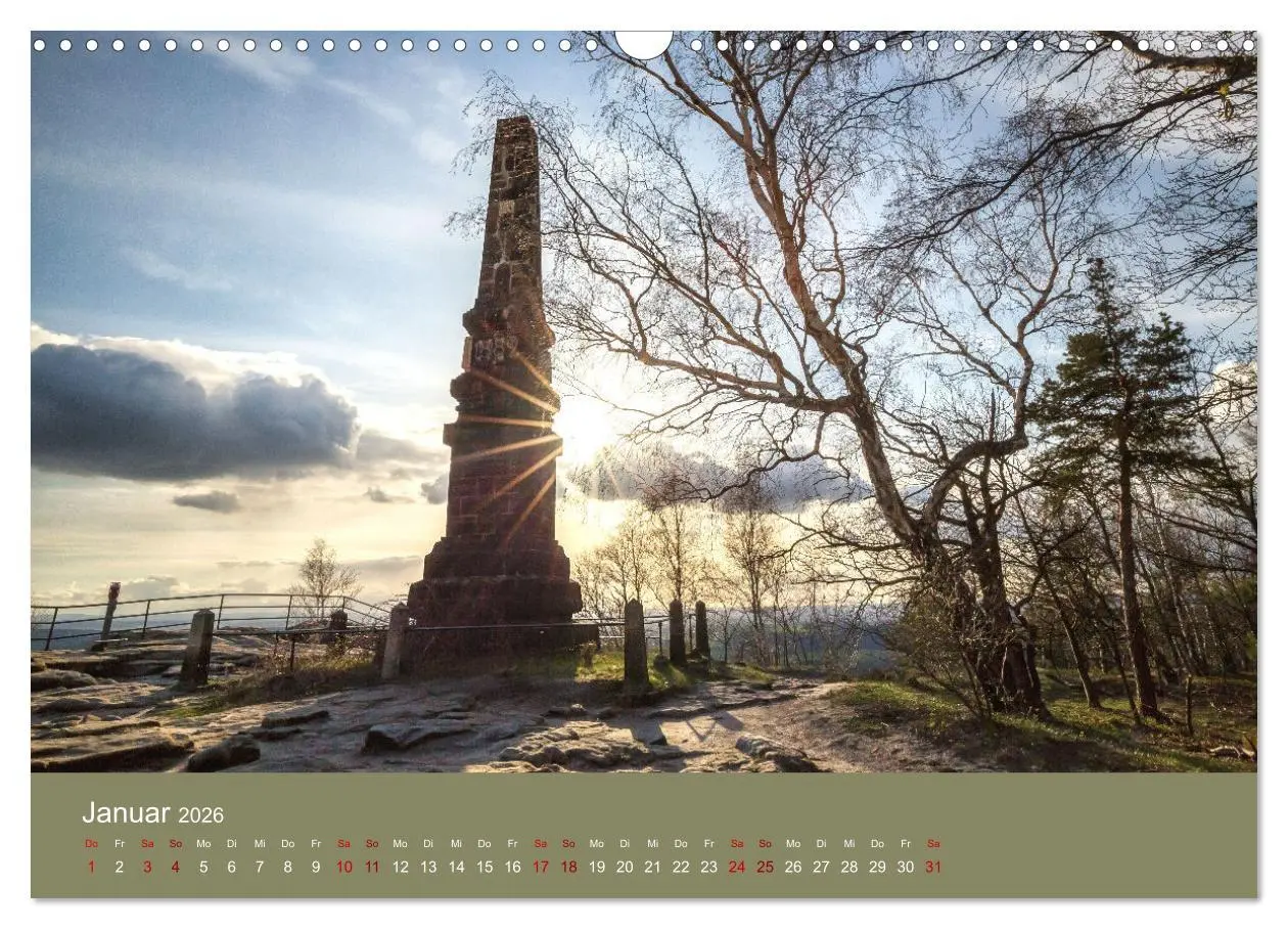 Bild: 9783457564790 | Auf den Bergen der Sächsischen Schweiz (Wandkalender 2026 DIN A3...