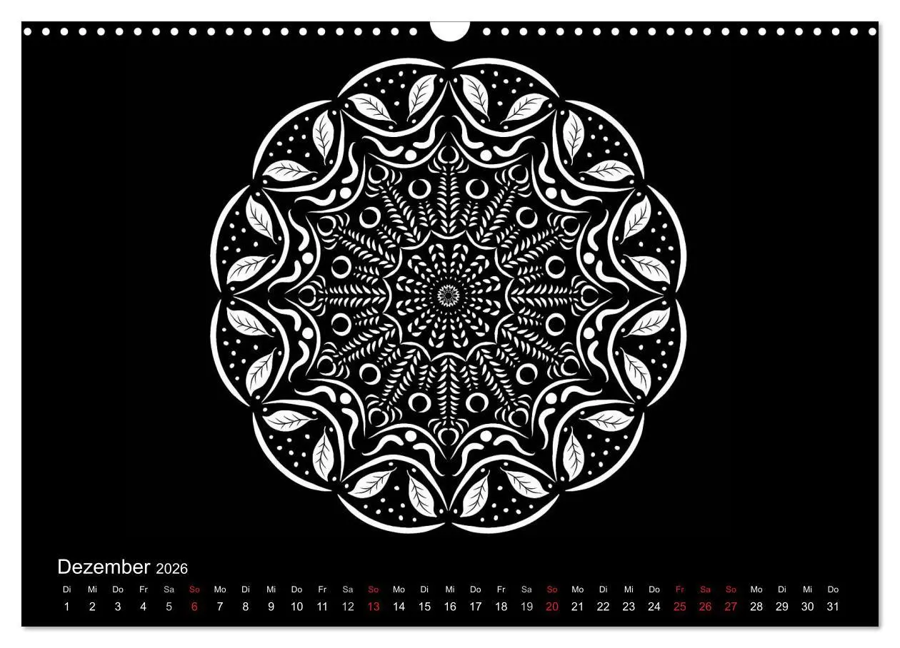 Bild: 9783457944790 | Entspannung und Ruhe durch Mandalas (Wandkalender 2026 DIN A3...