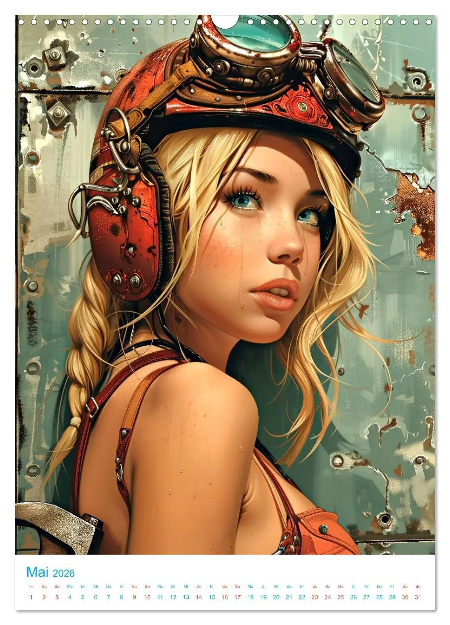Bild: 9783516274790 | Steampunk Helden (Wandkalender 2026 DIN A3 hoch), CALVENDO...